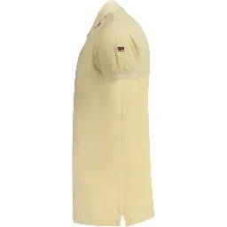 Beige Cotton Polo Shirt