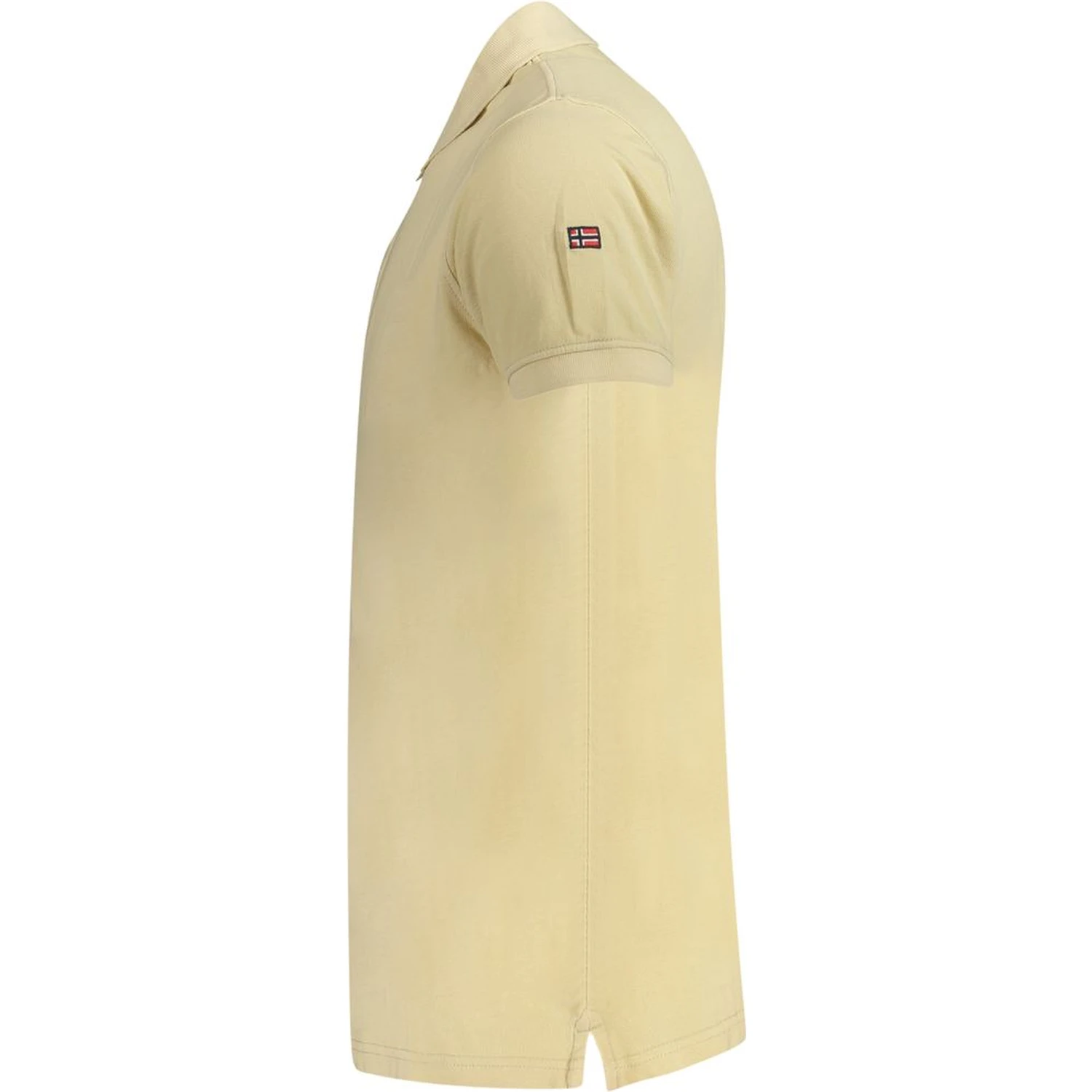 Beige Cotton Polo Shirt