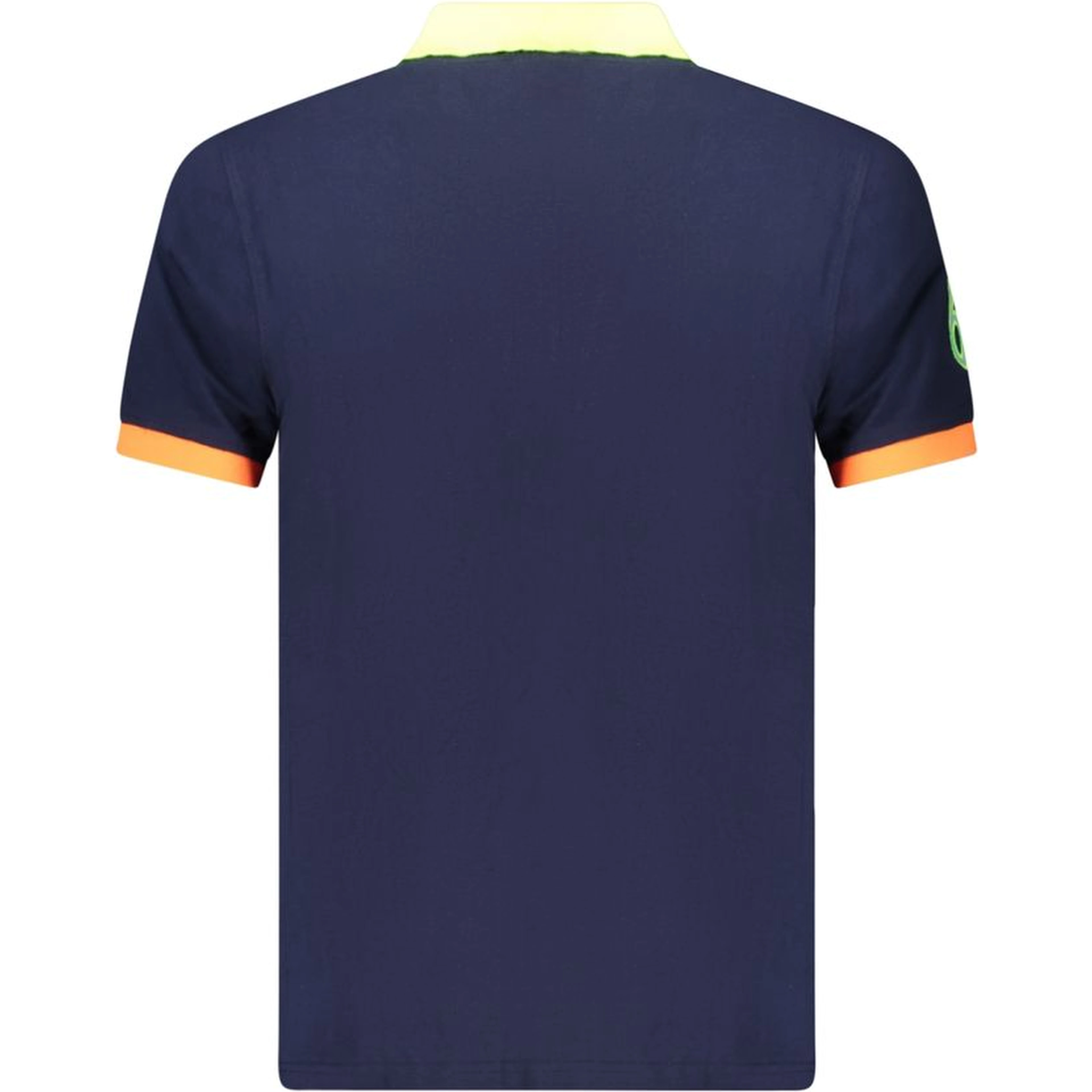 Blue Cotton Polo Shirt
