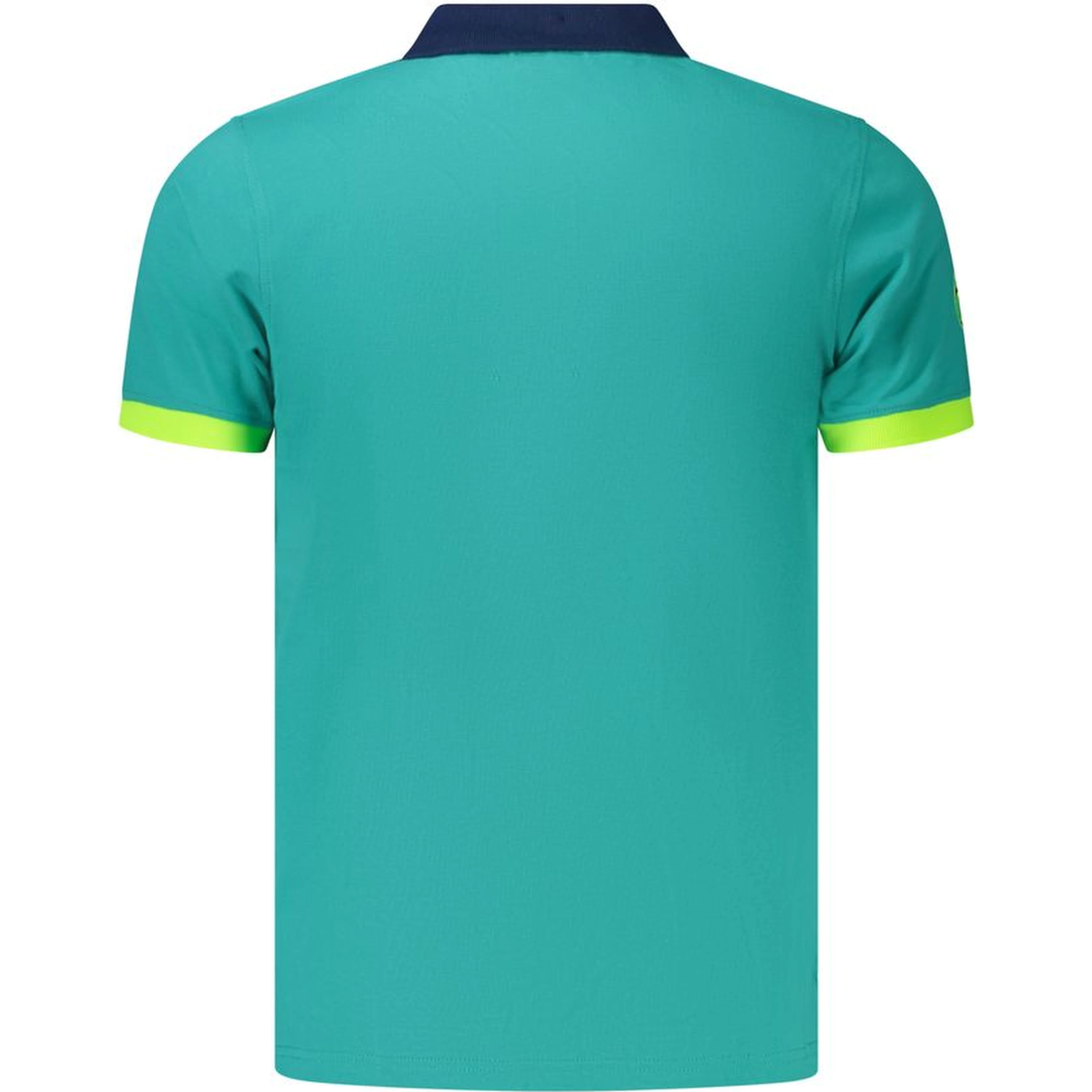 Blue Cotton Polo Shirt