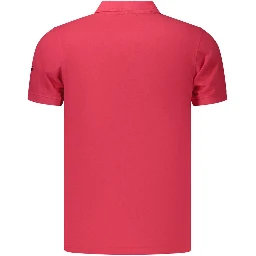 Red Cotton Polo Shirt