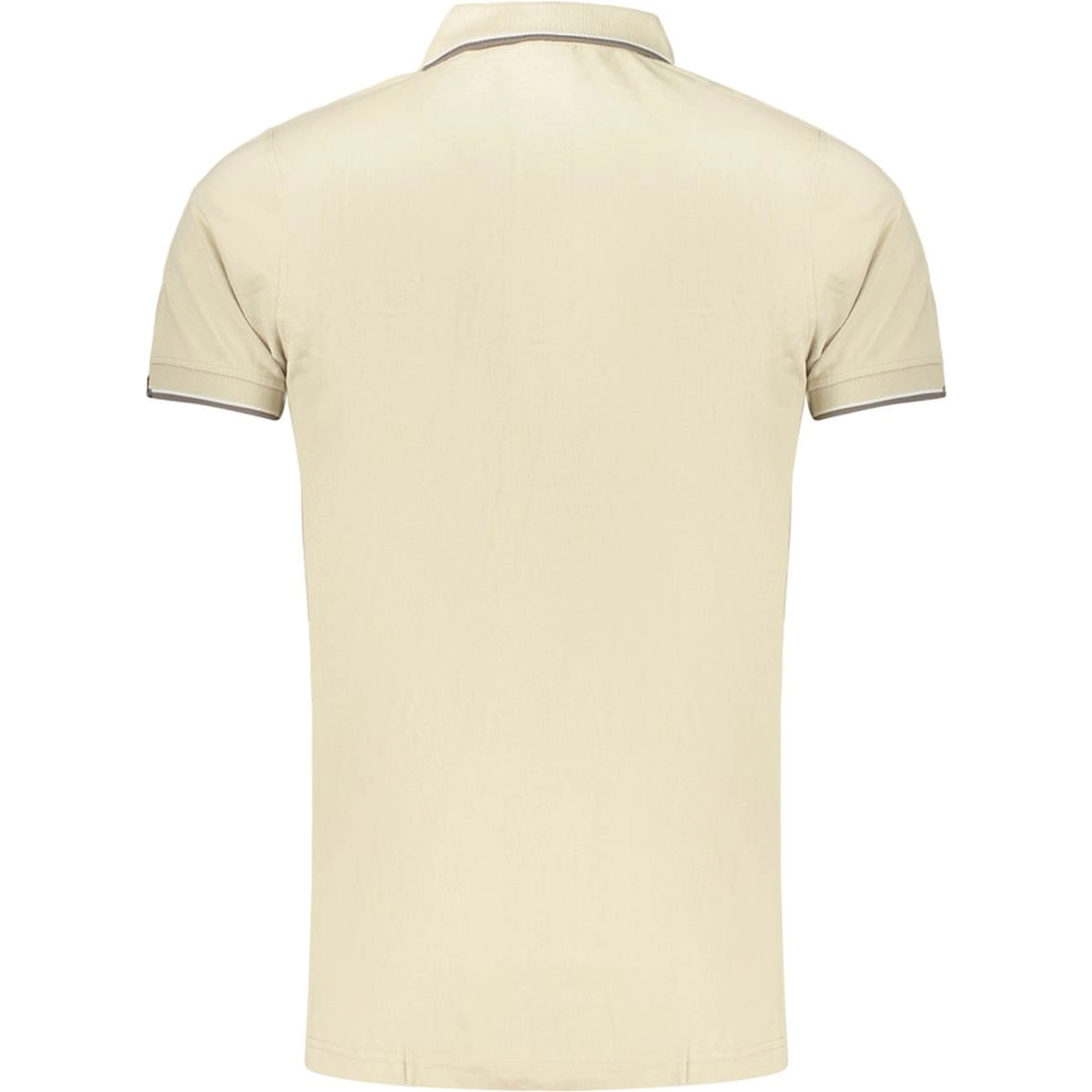 Beige Cotton Polo Shirt