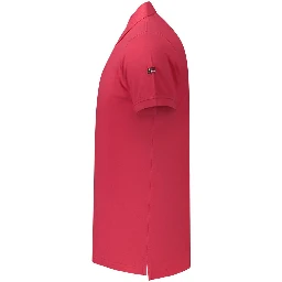 Red Cotton Polo Shirt