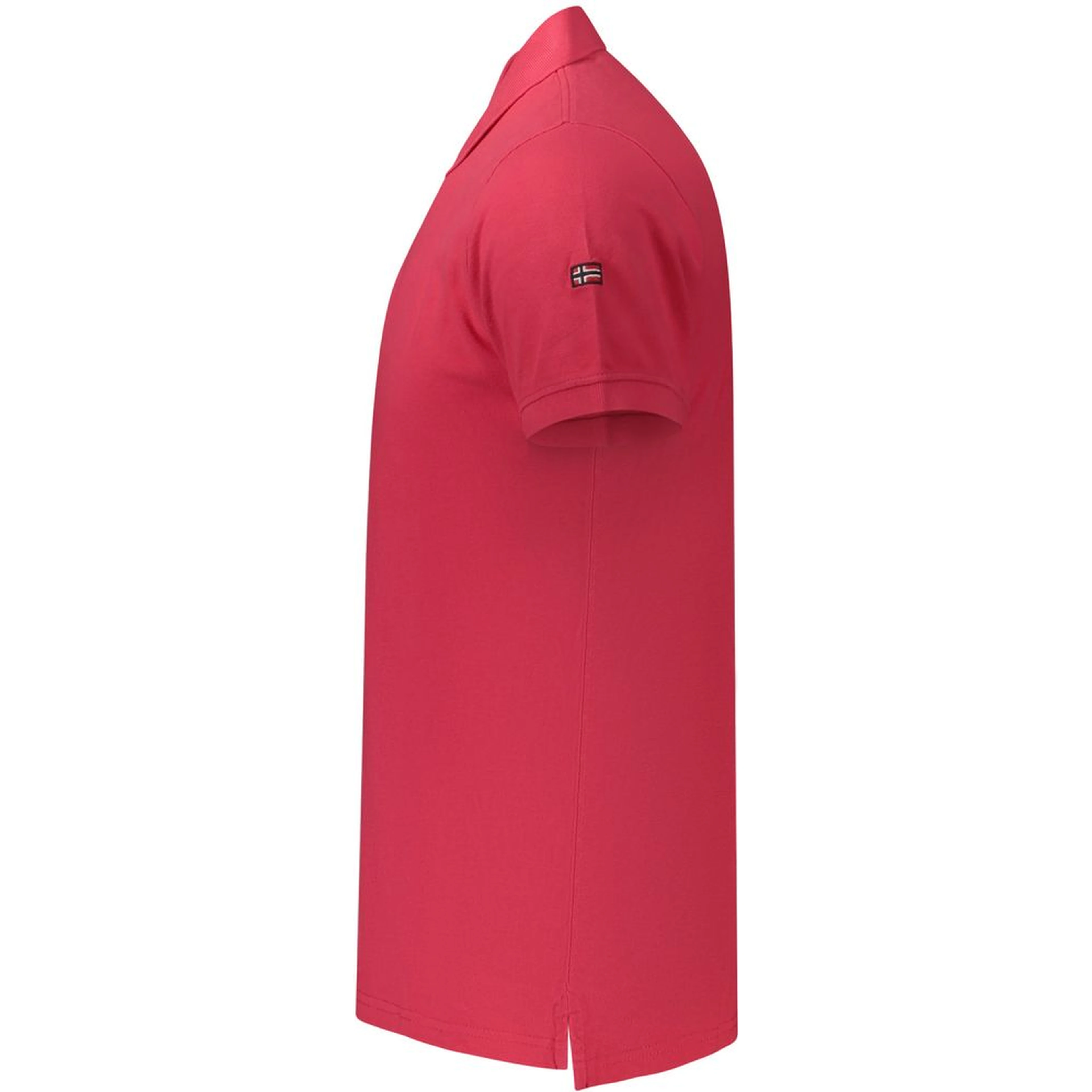 Red Cotton Polo Shirt