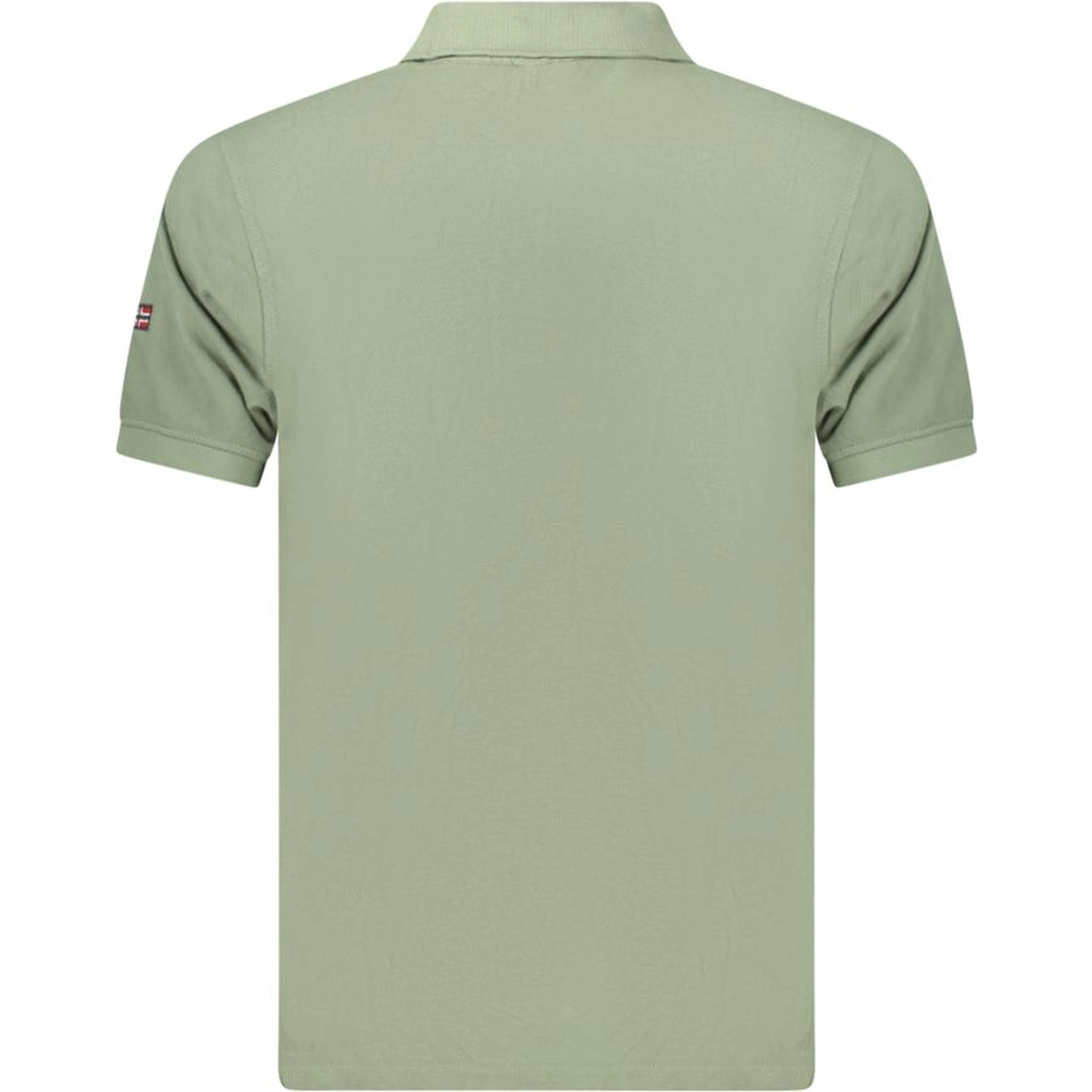 Green Cotton Polo Shirt