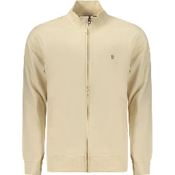 Beige Cotton Sweatshirt