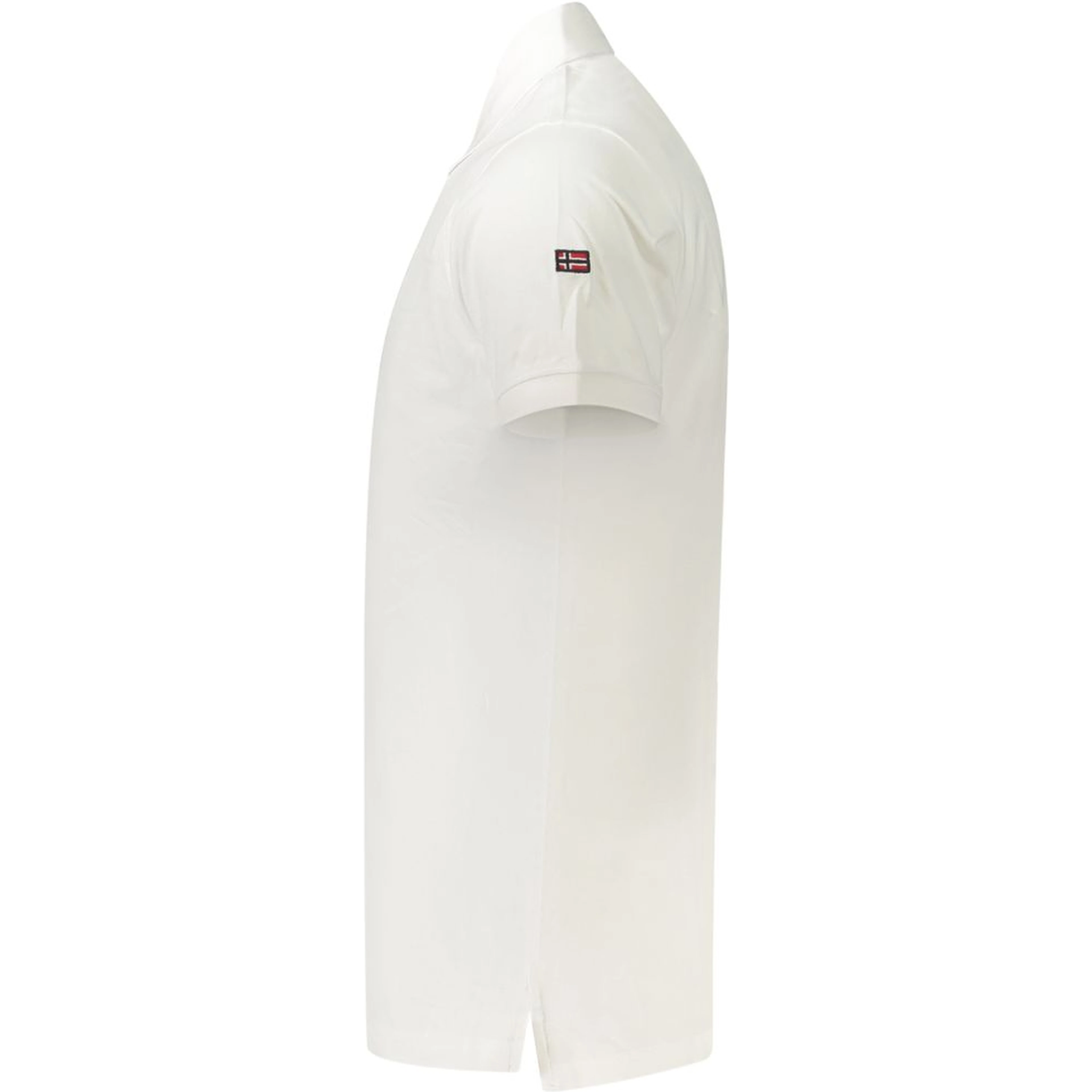 White Cotton Polo Shirt