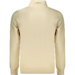 Beige Cotton Sweatshirt
