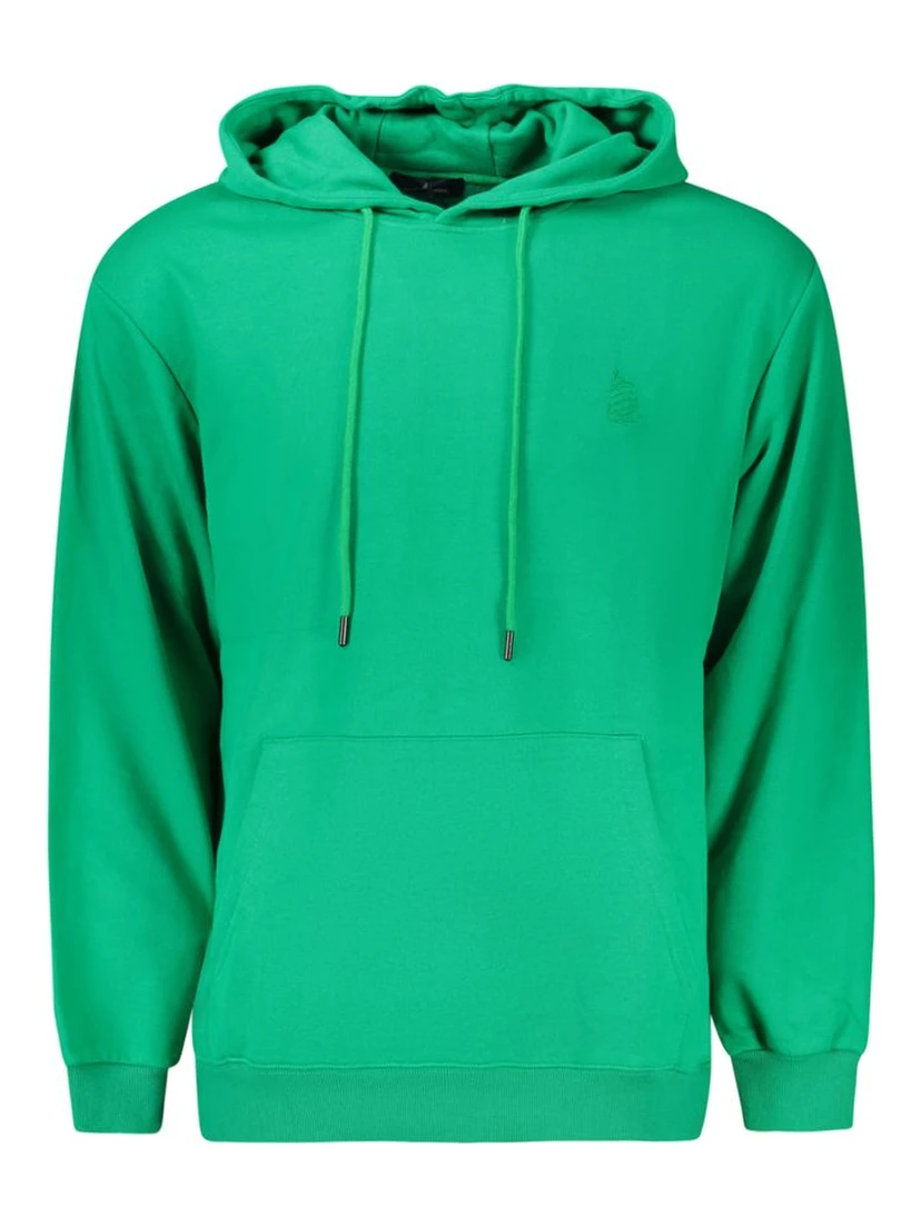 Green Cotton Sweatshirt