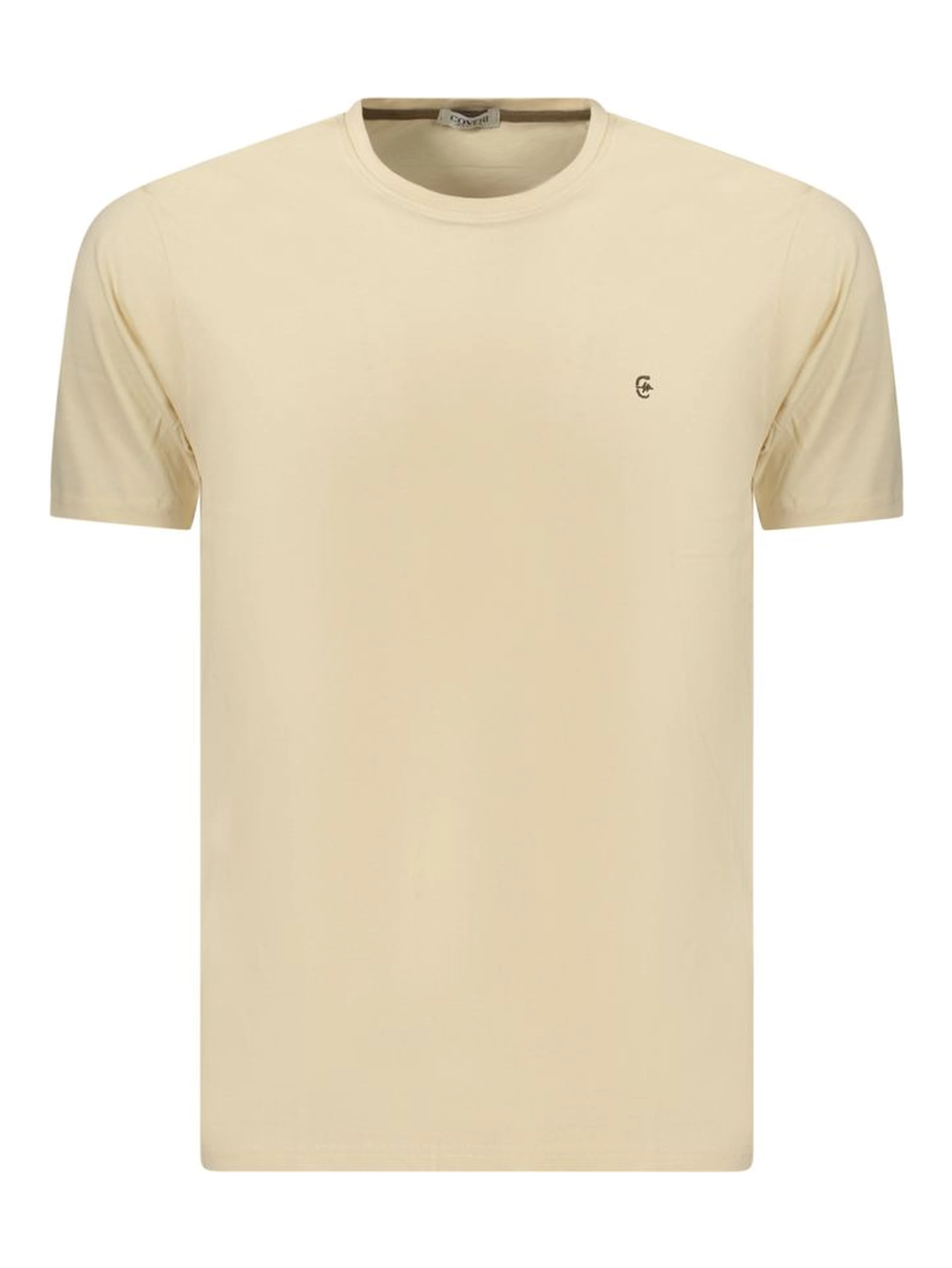 Beige Cotton T-Shirt