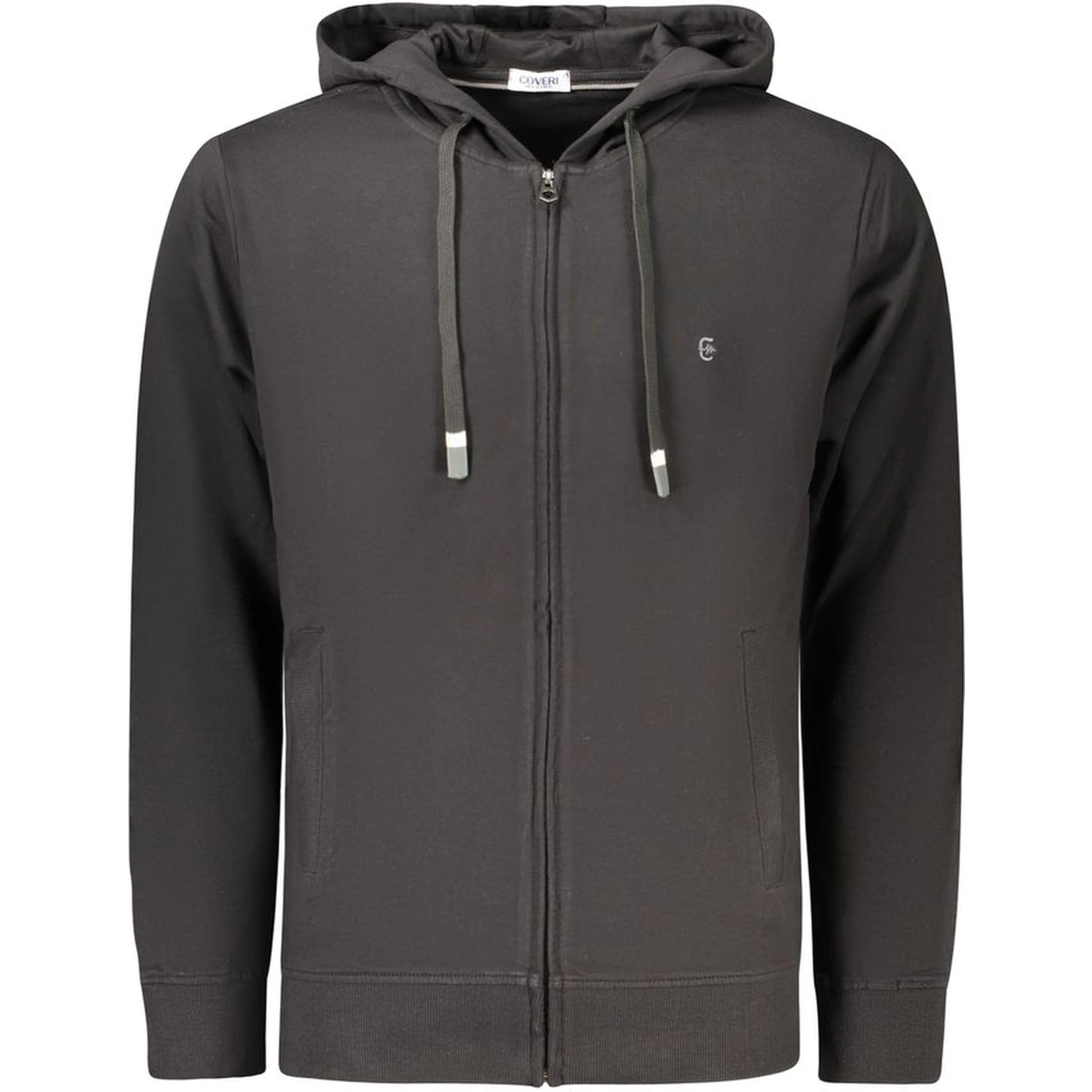 Black Cotton Sweatshirt
