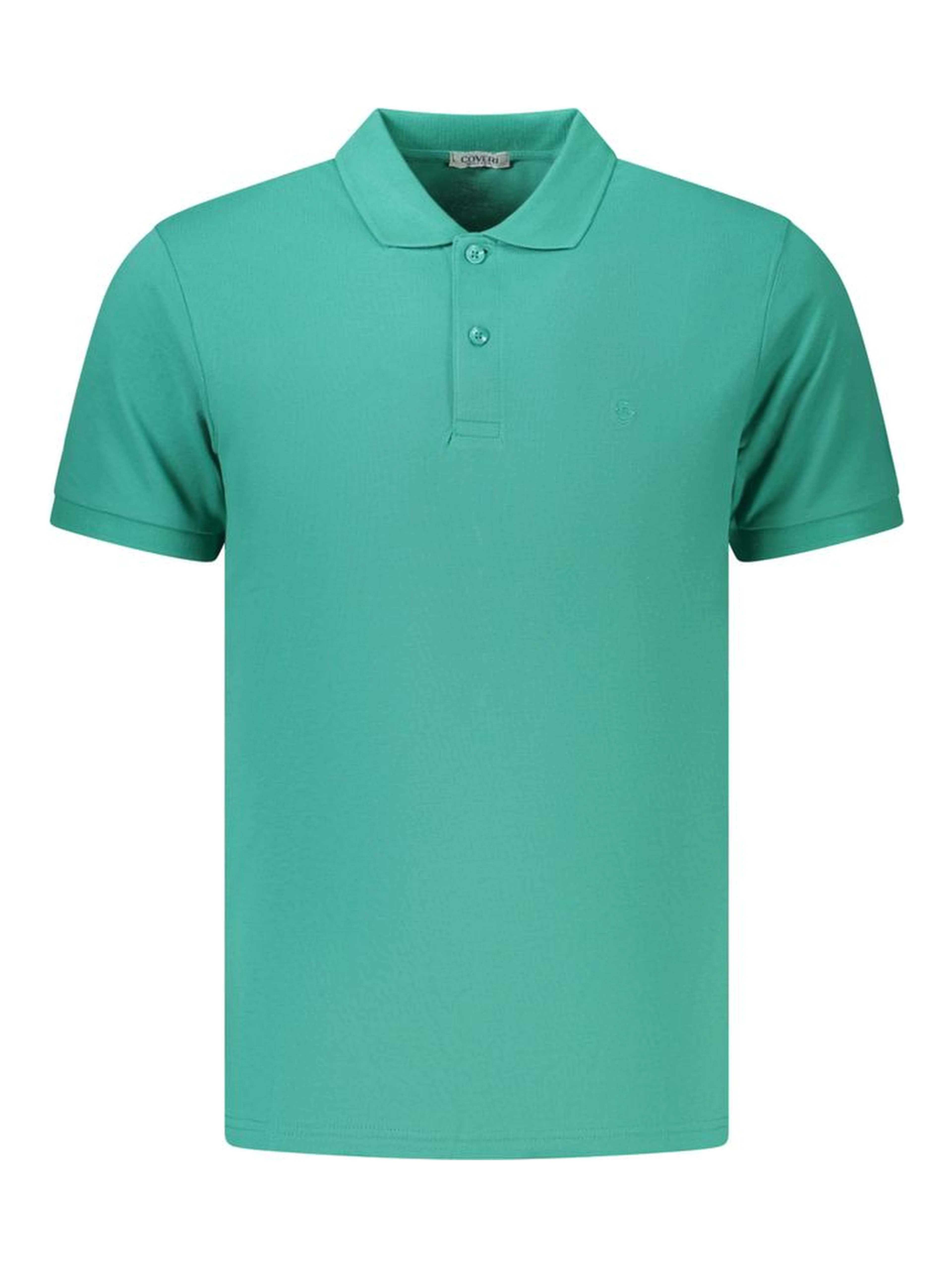Green Cotton Polo Shirt