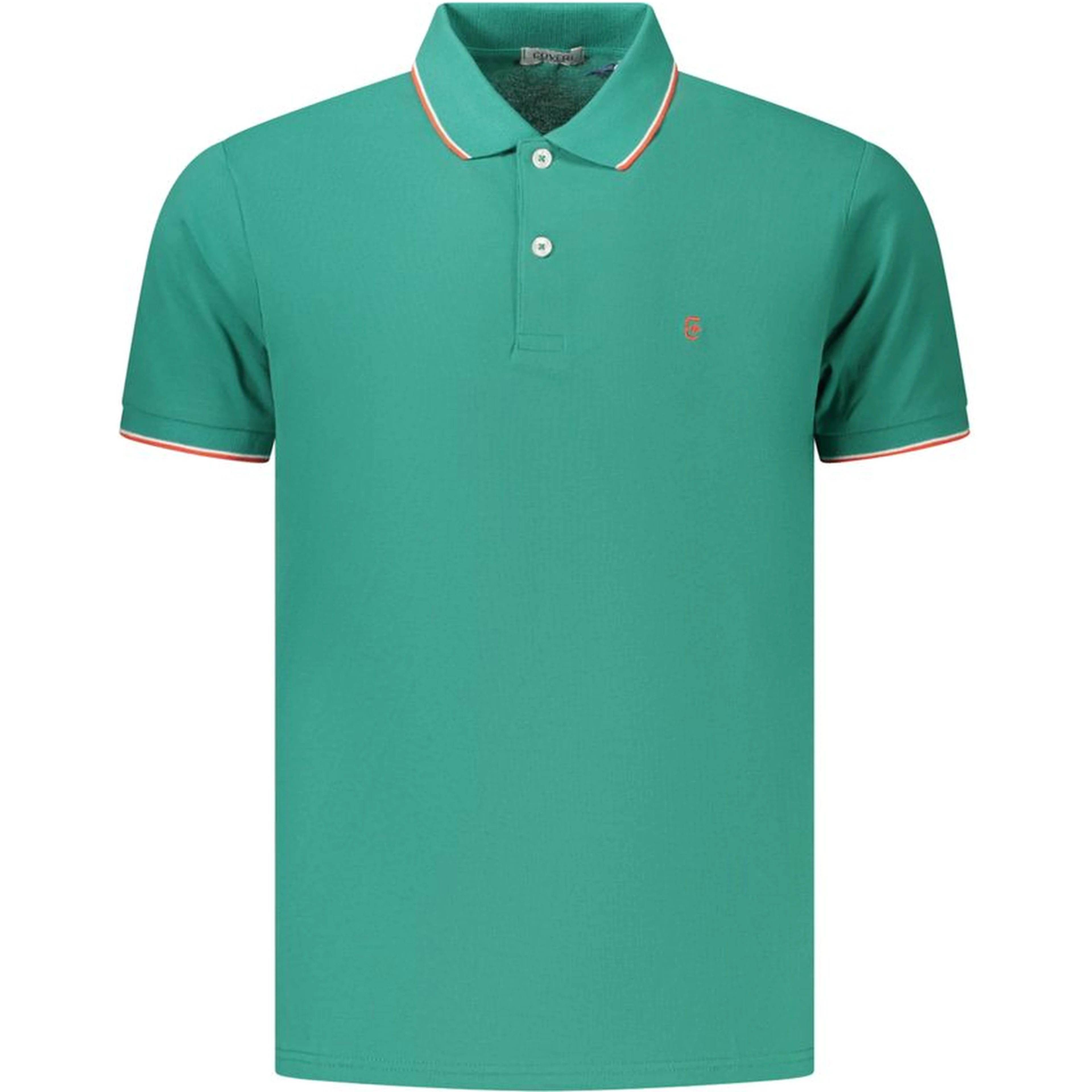 Green Cotton Polo Shirt