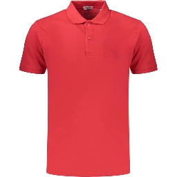 Red Cotton Polo Shirt