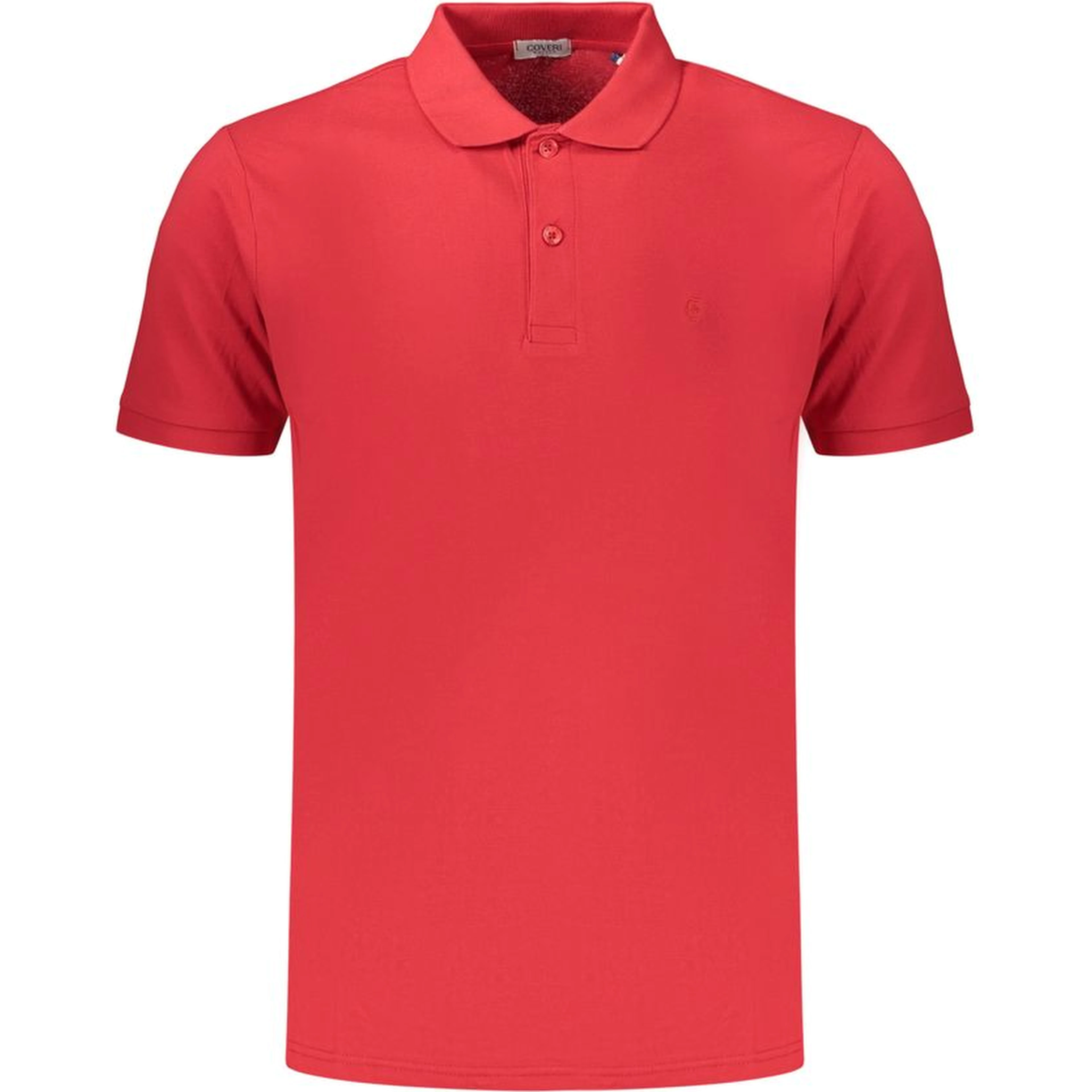 Red Cotton Polo Shirt