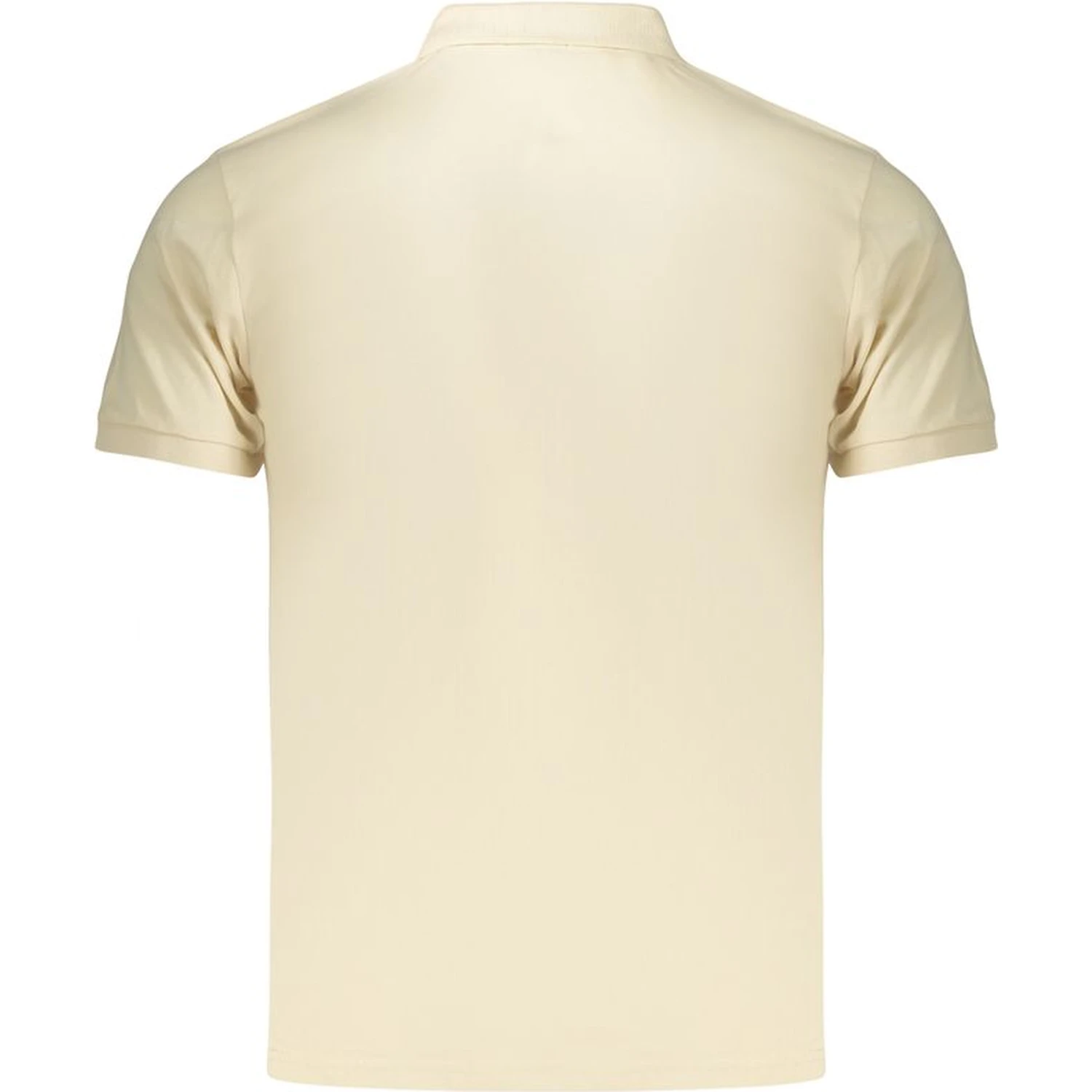 Beige Cotton Polo Shirt