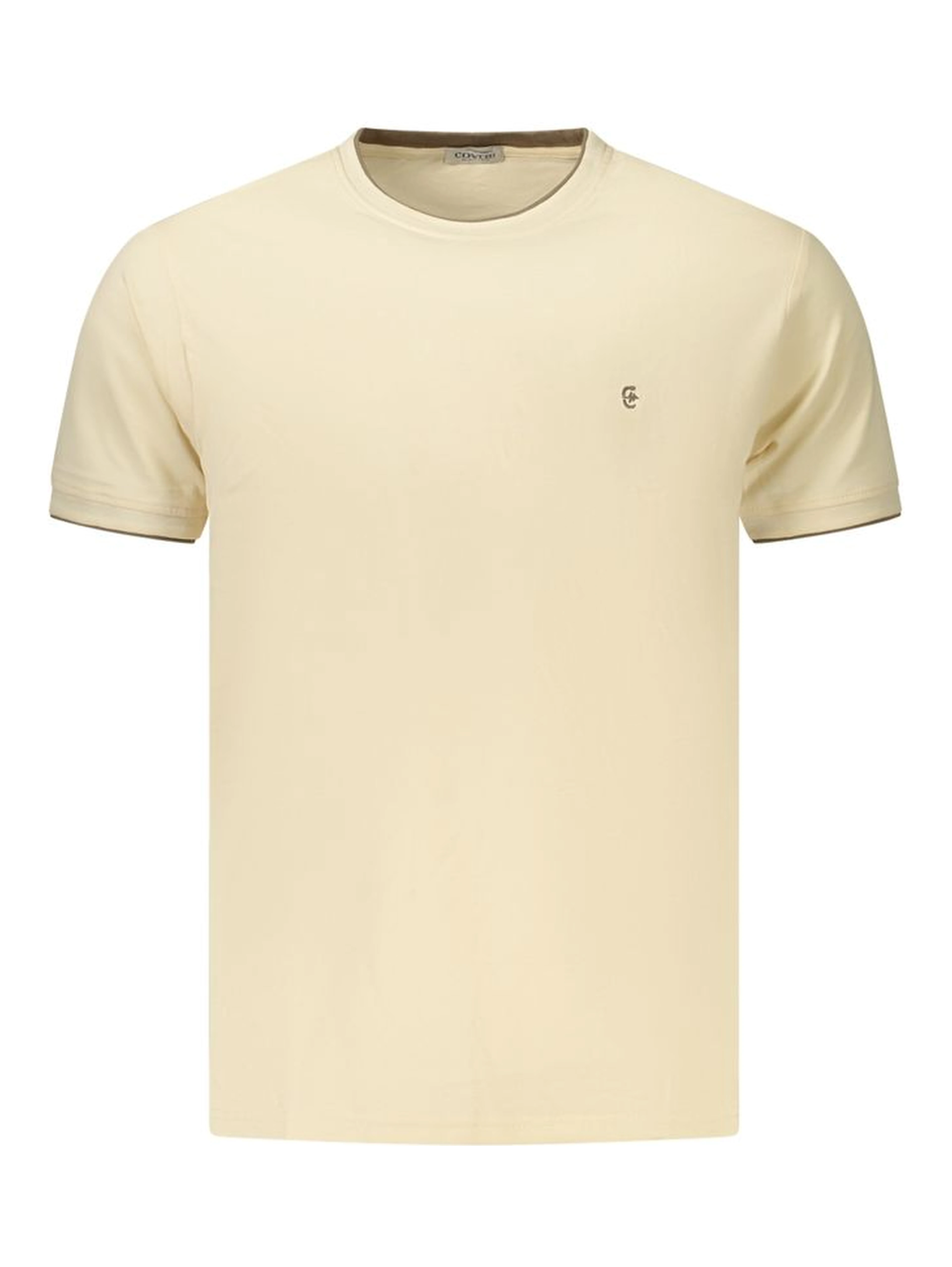 Beige Cotton T-Shirt