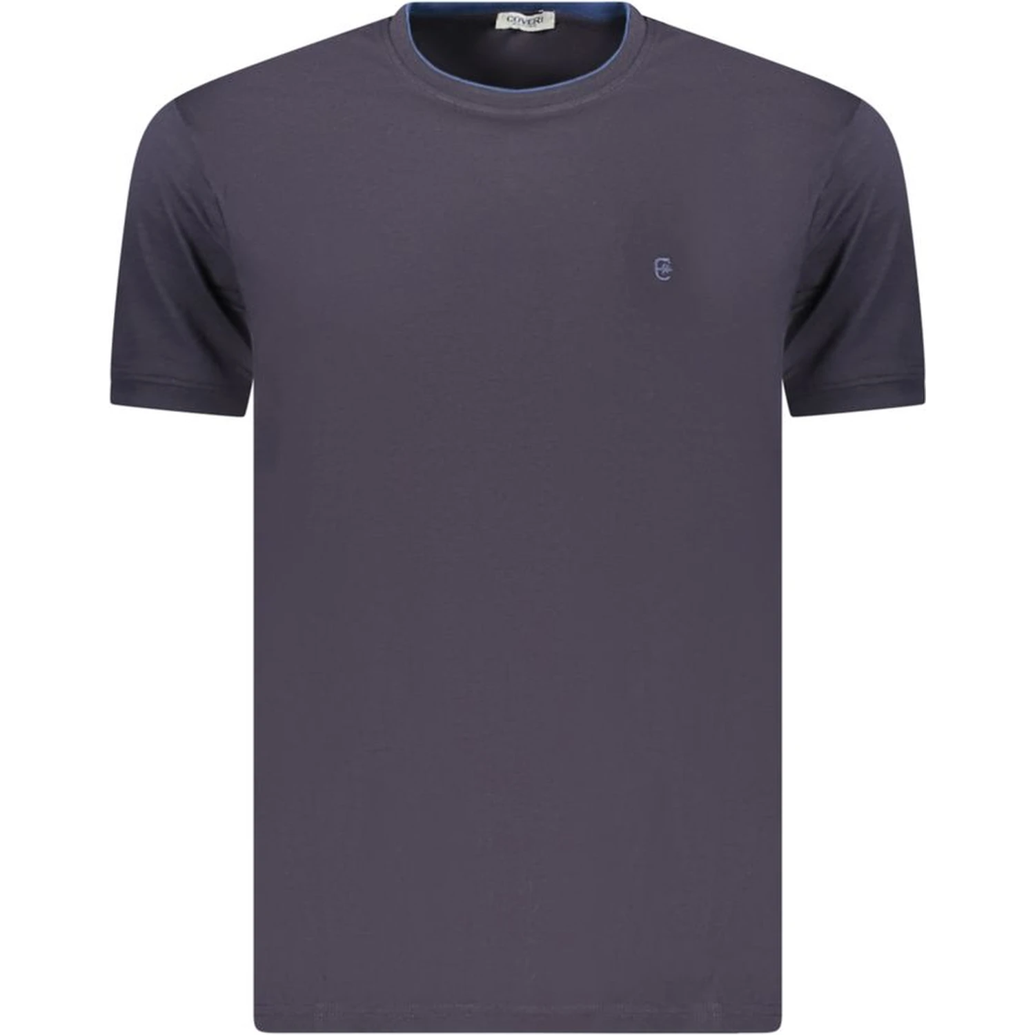 Blue Cotton Men's T-Shirt