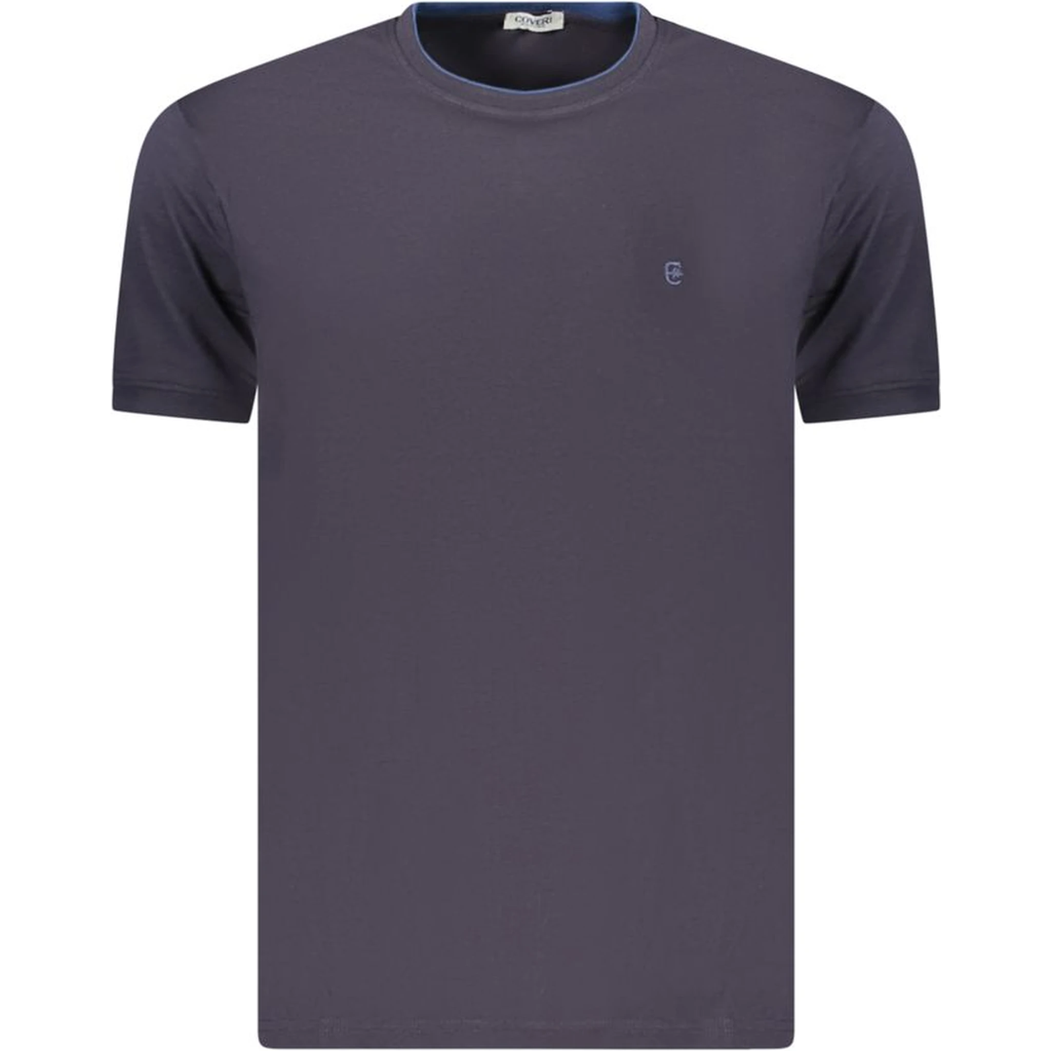 Blue Cotton Men's T-Shirt