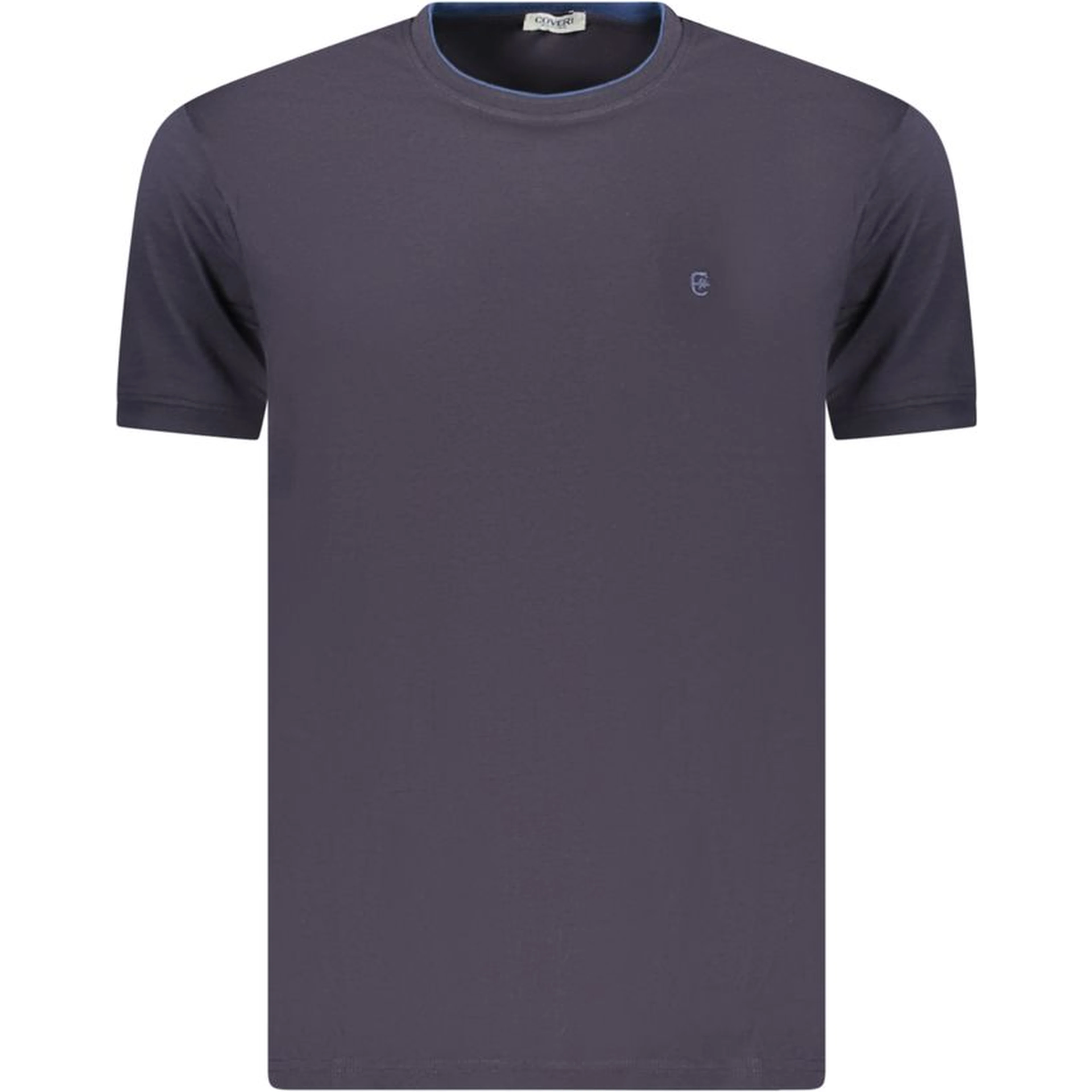 Blue Cotton Men's T-Shirt