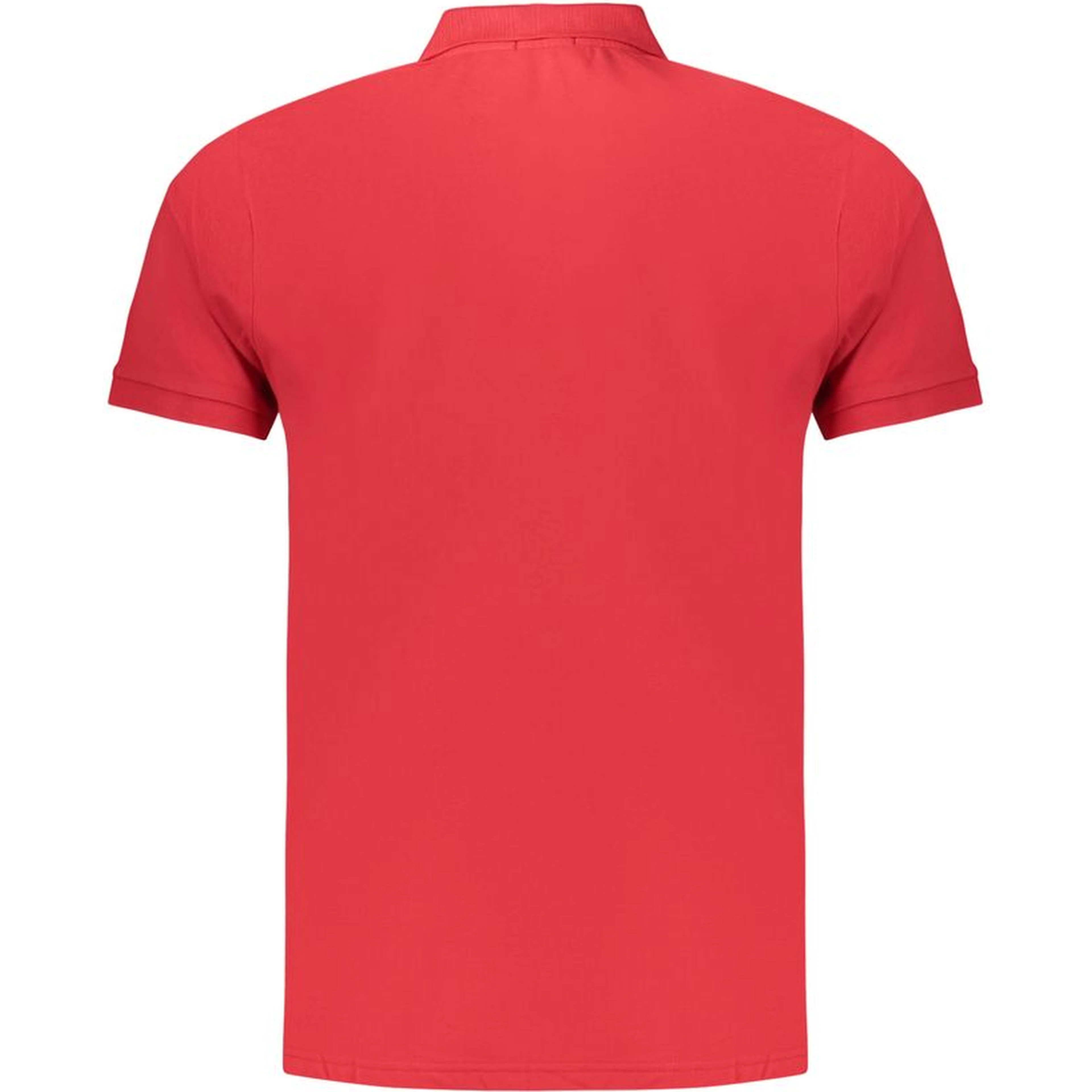 Red Cotton Polo Shirt