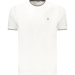 White Cotton Men's T-Shirt