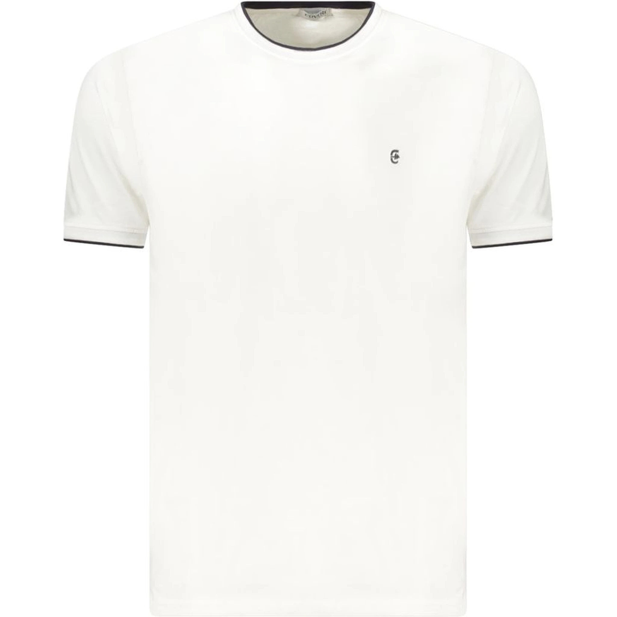 White Cotton Men's T-Shirt