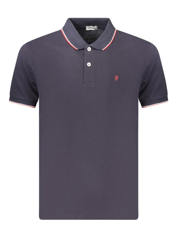 Blue Cotton Men's Polo