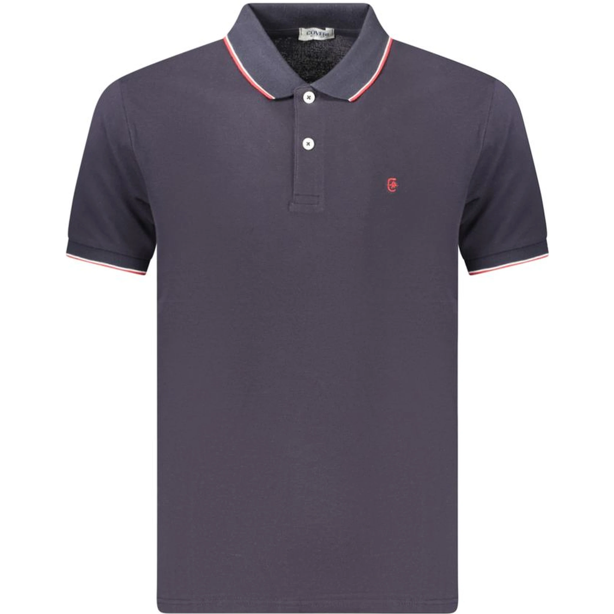 Blue Cotton Men's Polo