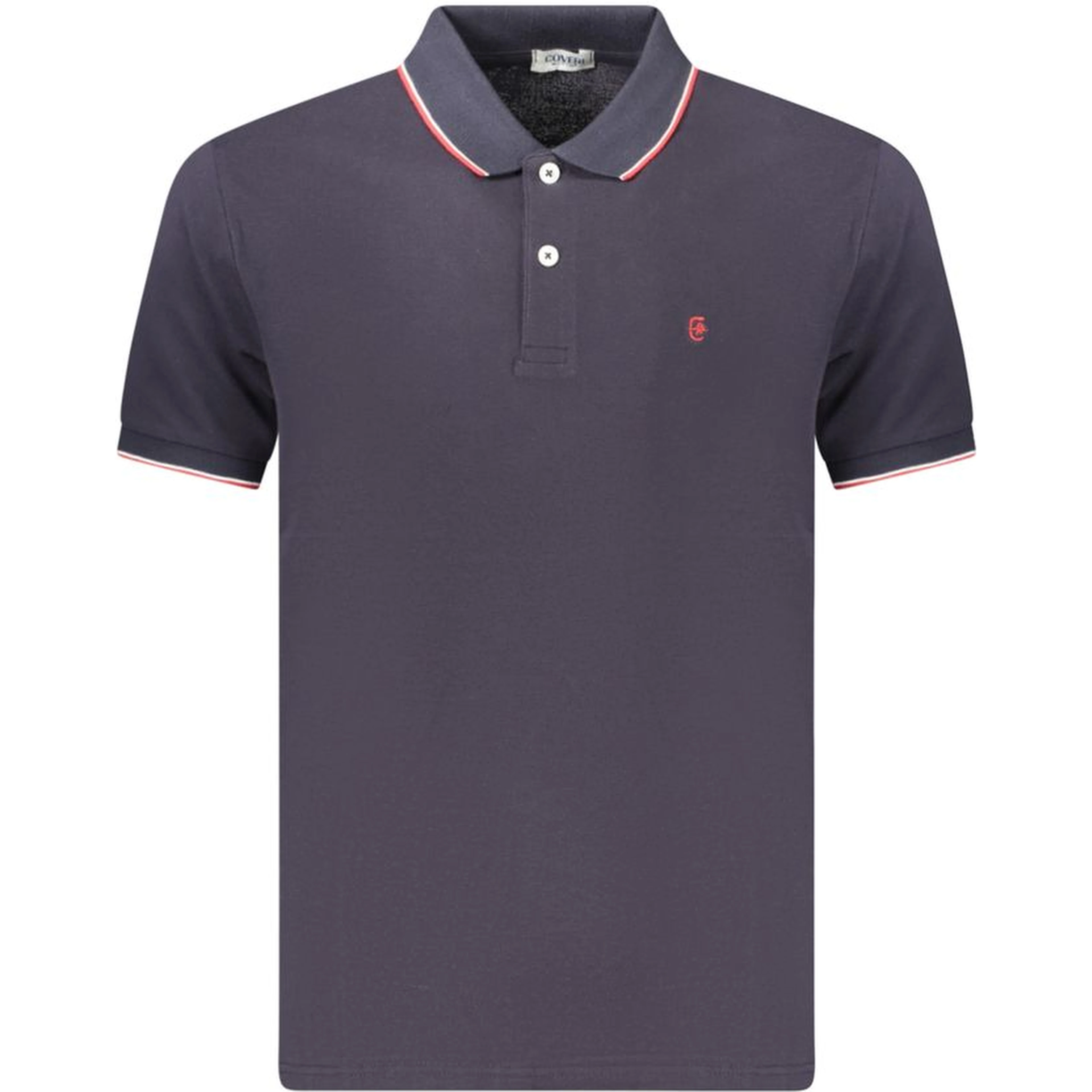 Blue Cotton Men's Polo