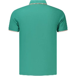 Green Cotton Polo Shirt