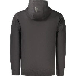 Black Cotton Sweatshirt