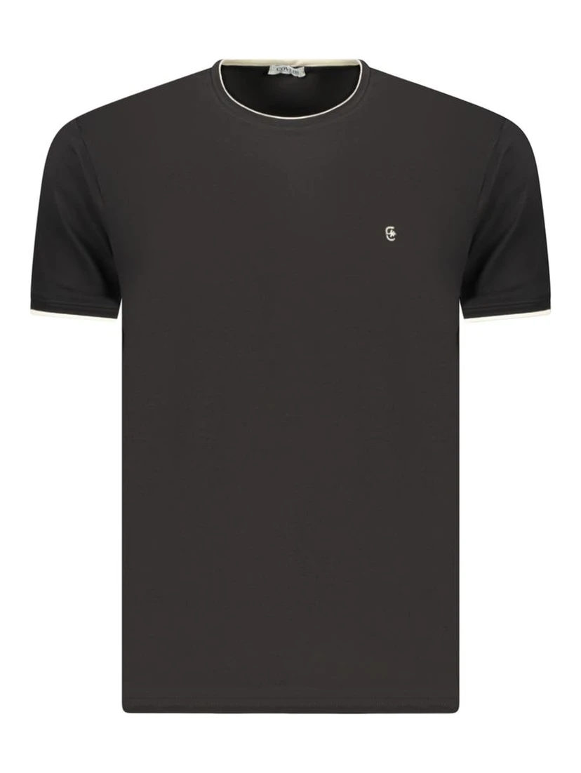 Black Cotton Men's T-Shirt