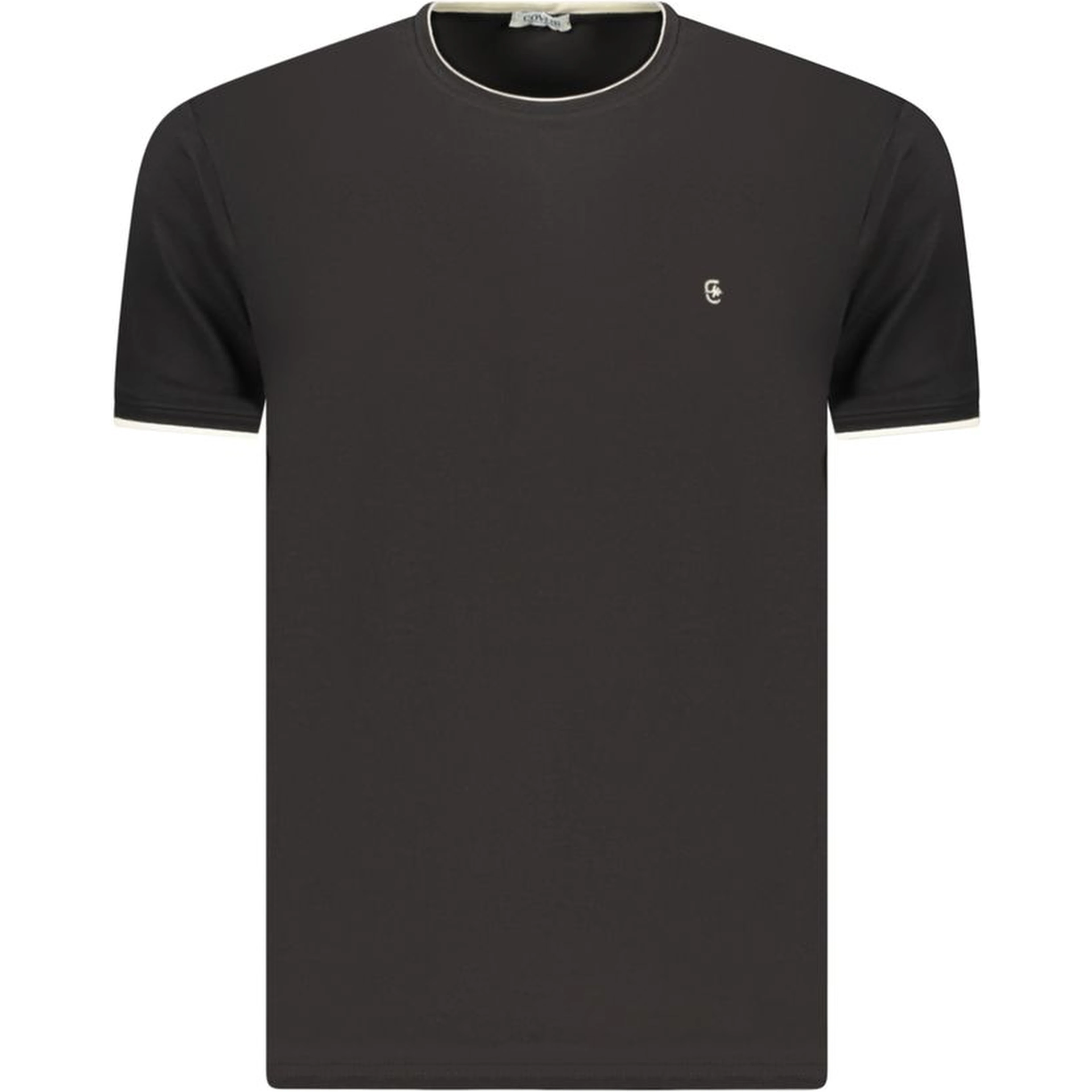Black Cotton Men's T-Shirt