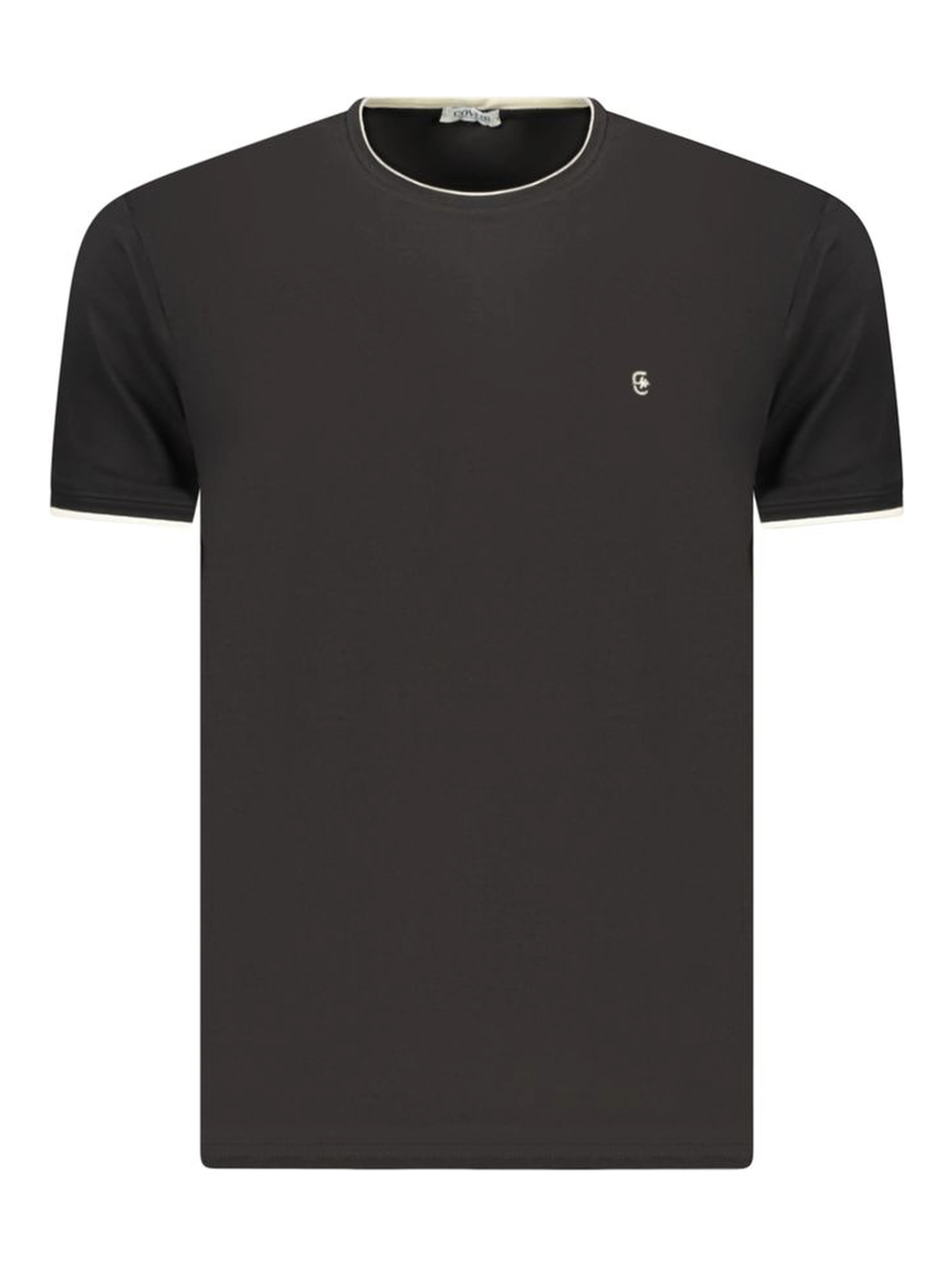 Black Cotton Men's T-Shirt