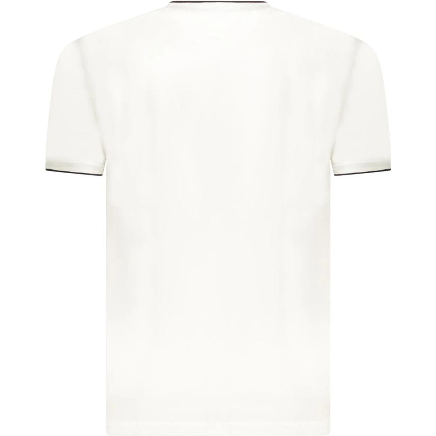 White Cotton Men's T-Shirt