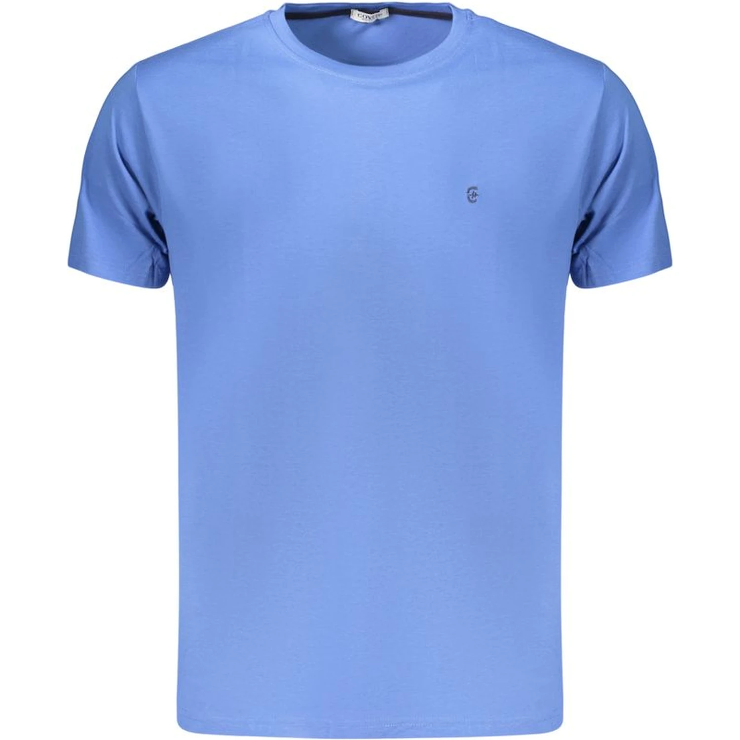 Blue Cotton Men's T-Shirt