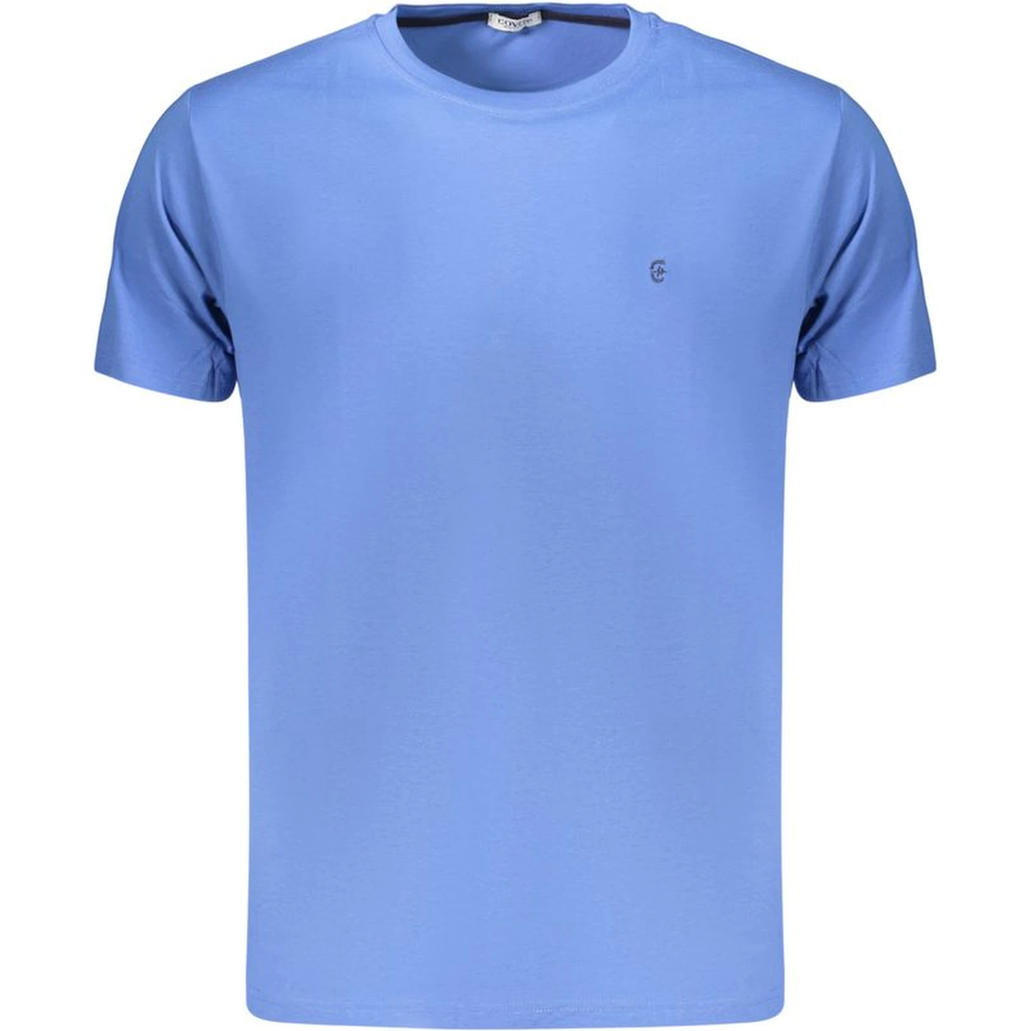 Blue Cotton Men's T-Shirt