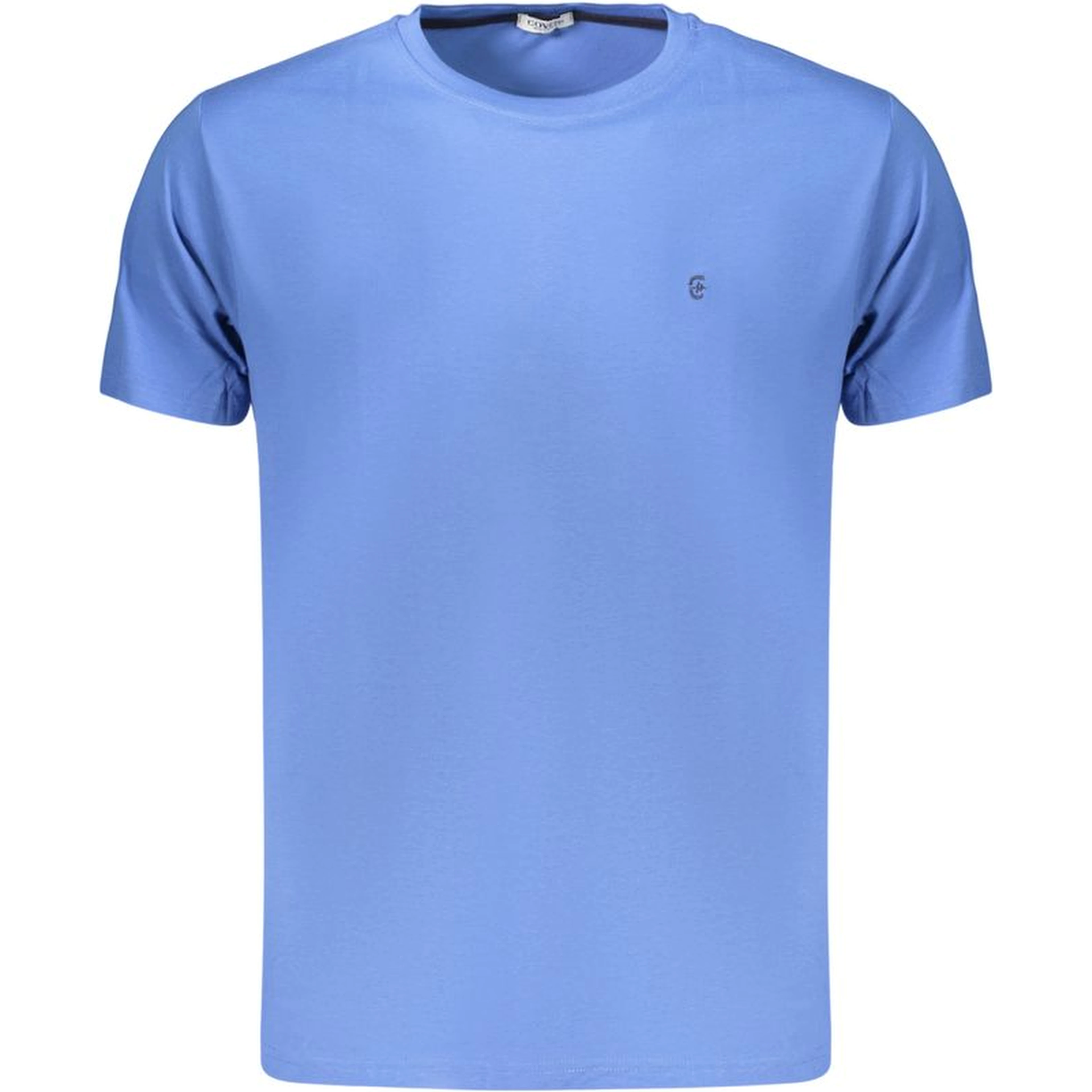 Blue Cotton Men's T-Shirt