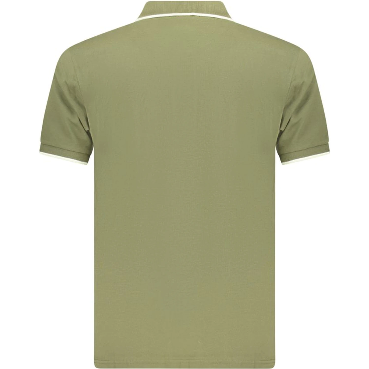 Green Cotton Men's Polo