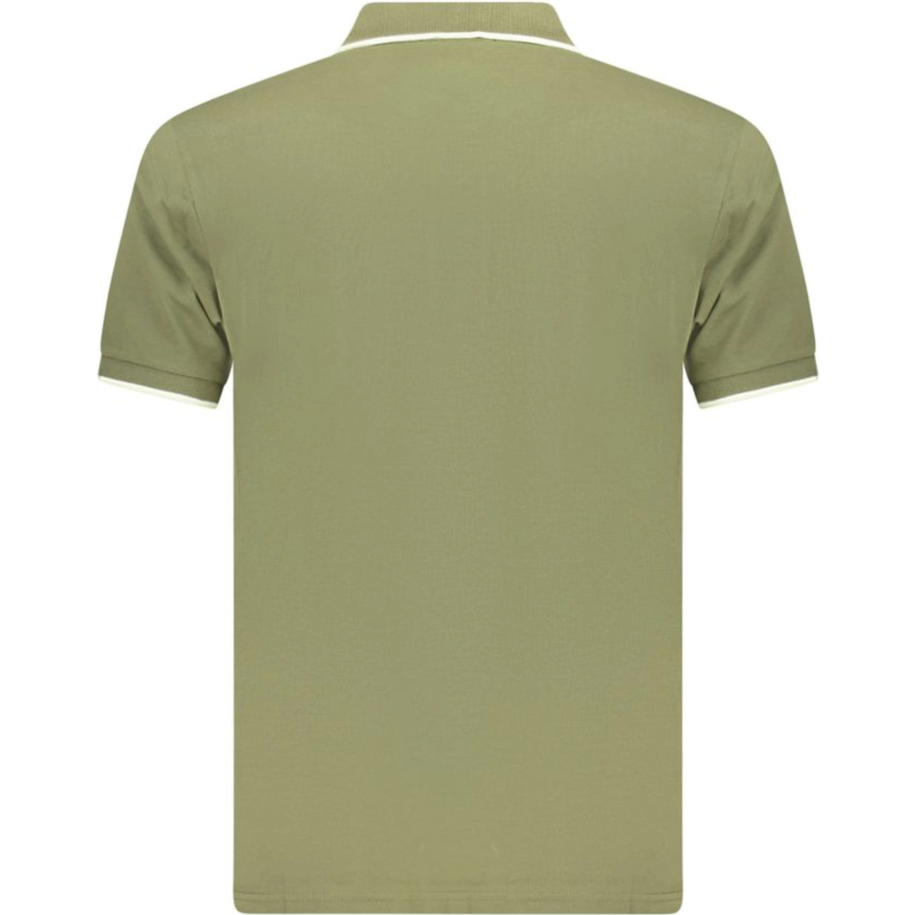 Green Cotton Men's Polo