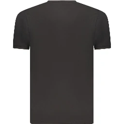 Black Cotton Men's T-Shirt