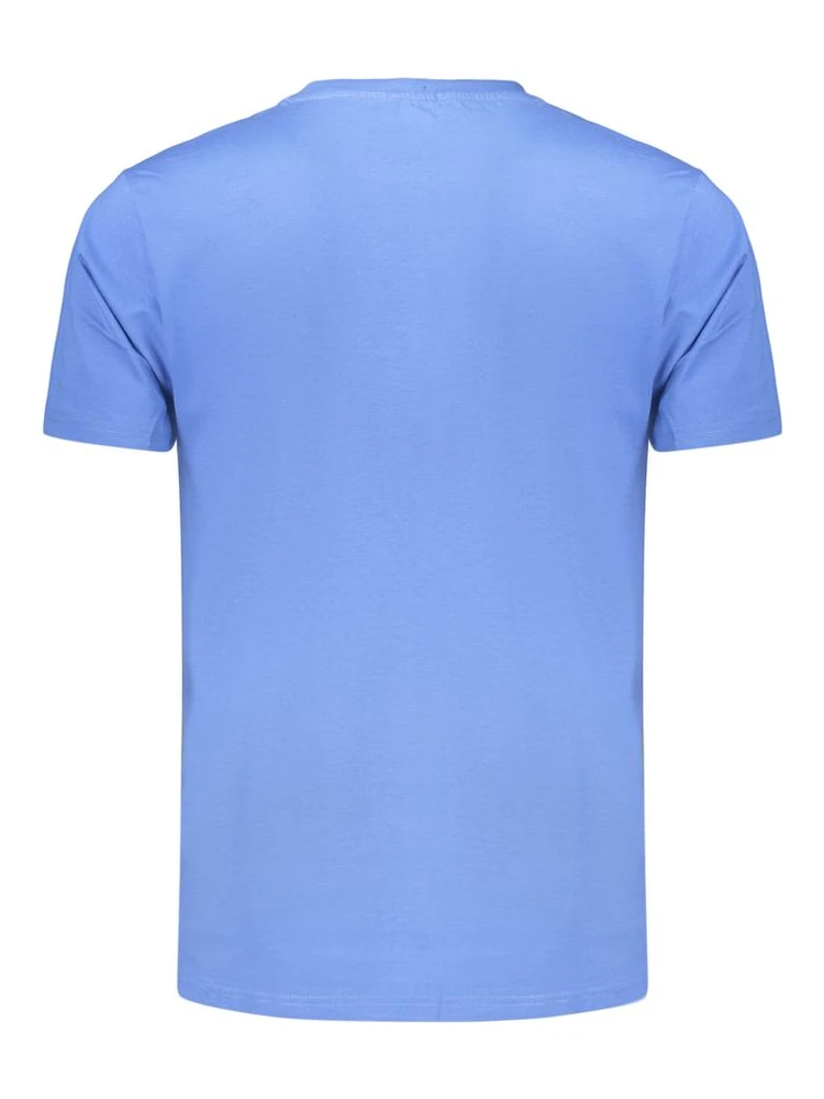 Blue Cotton Men's T-Shirt alternative