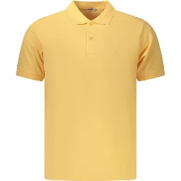 Orange Cotton Men's Polo Shirt