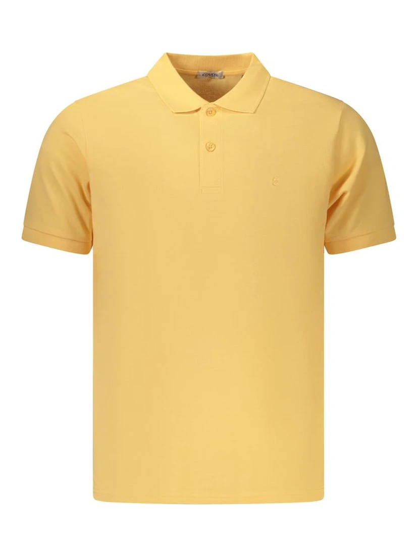 Orange Cotton Men's Polo Shirt