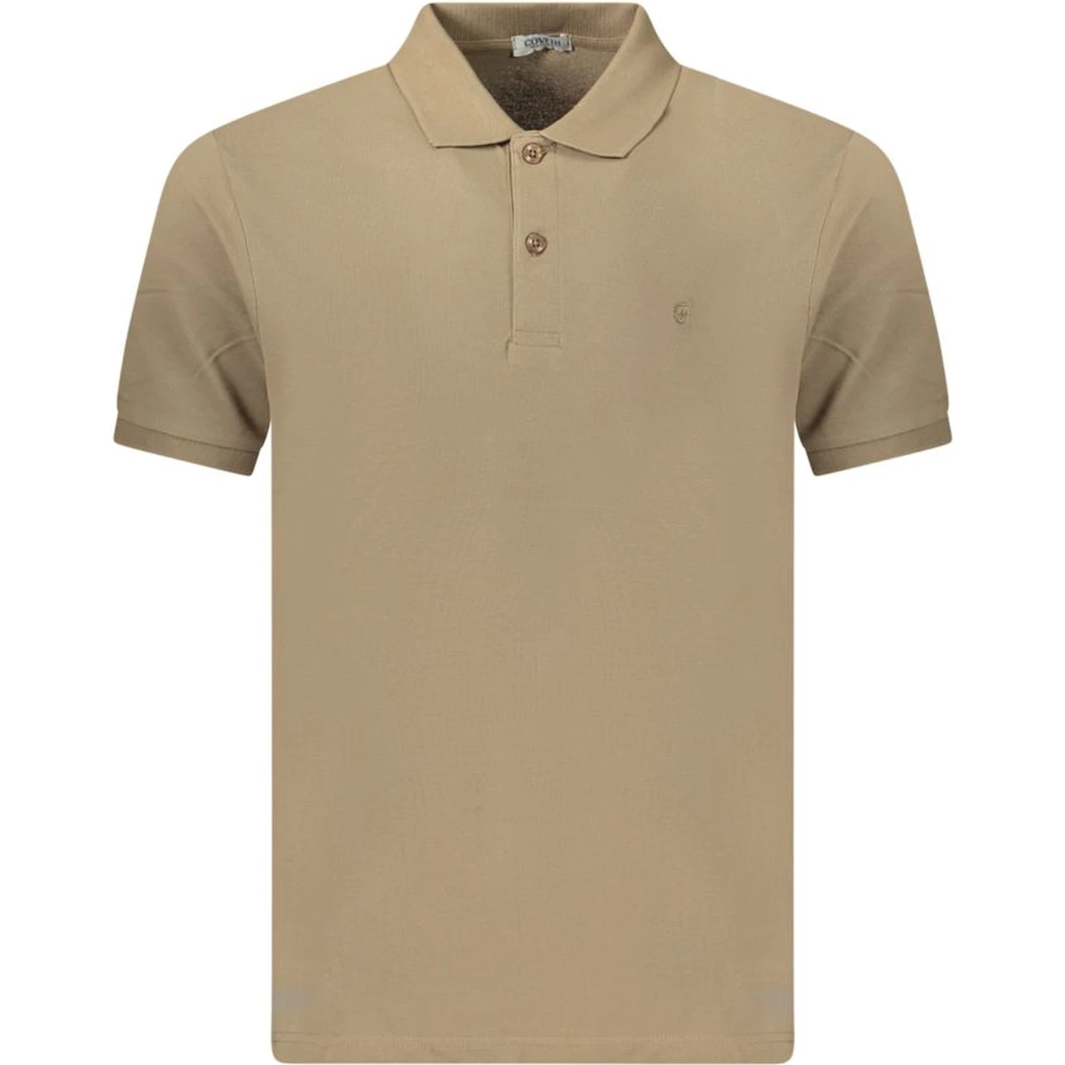 Brown Cotton Men's Polo Shirt