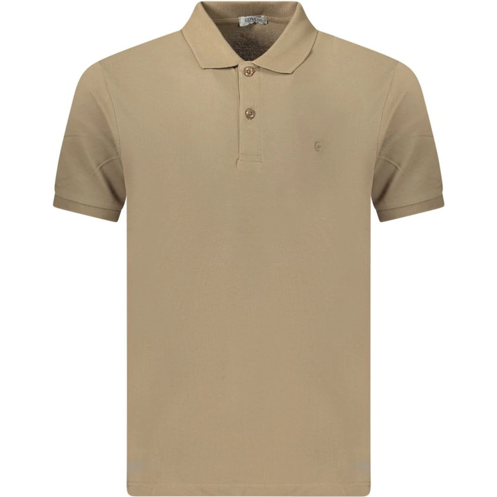 Brown Cotton Men's Polo Shirt