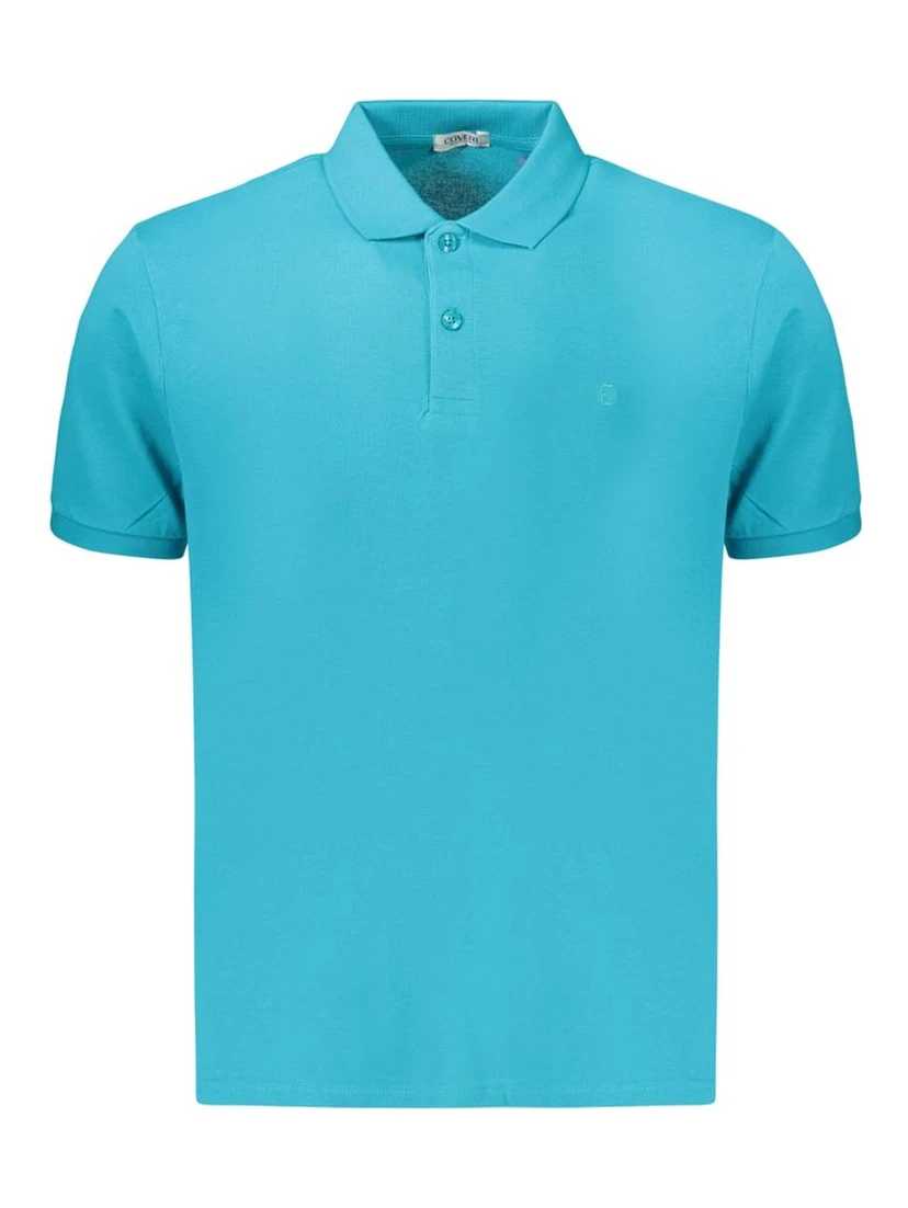 Azzurro Cotton Men Polo