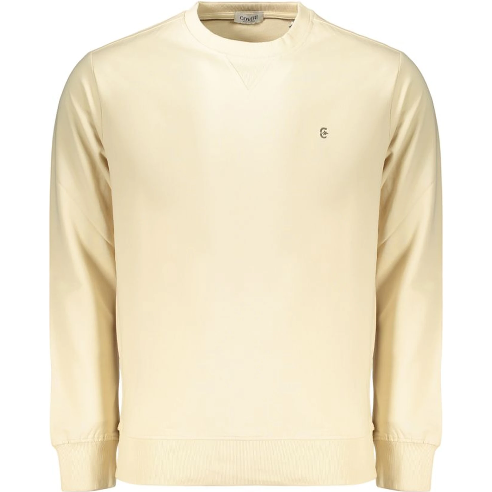 Beige Cotton Men's Sweatshirt
