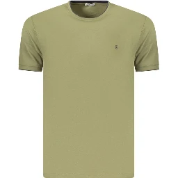 Green Cotton Men's T-Shirt